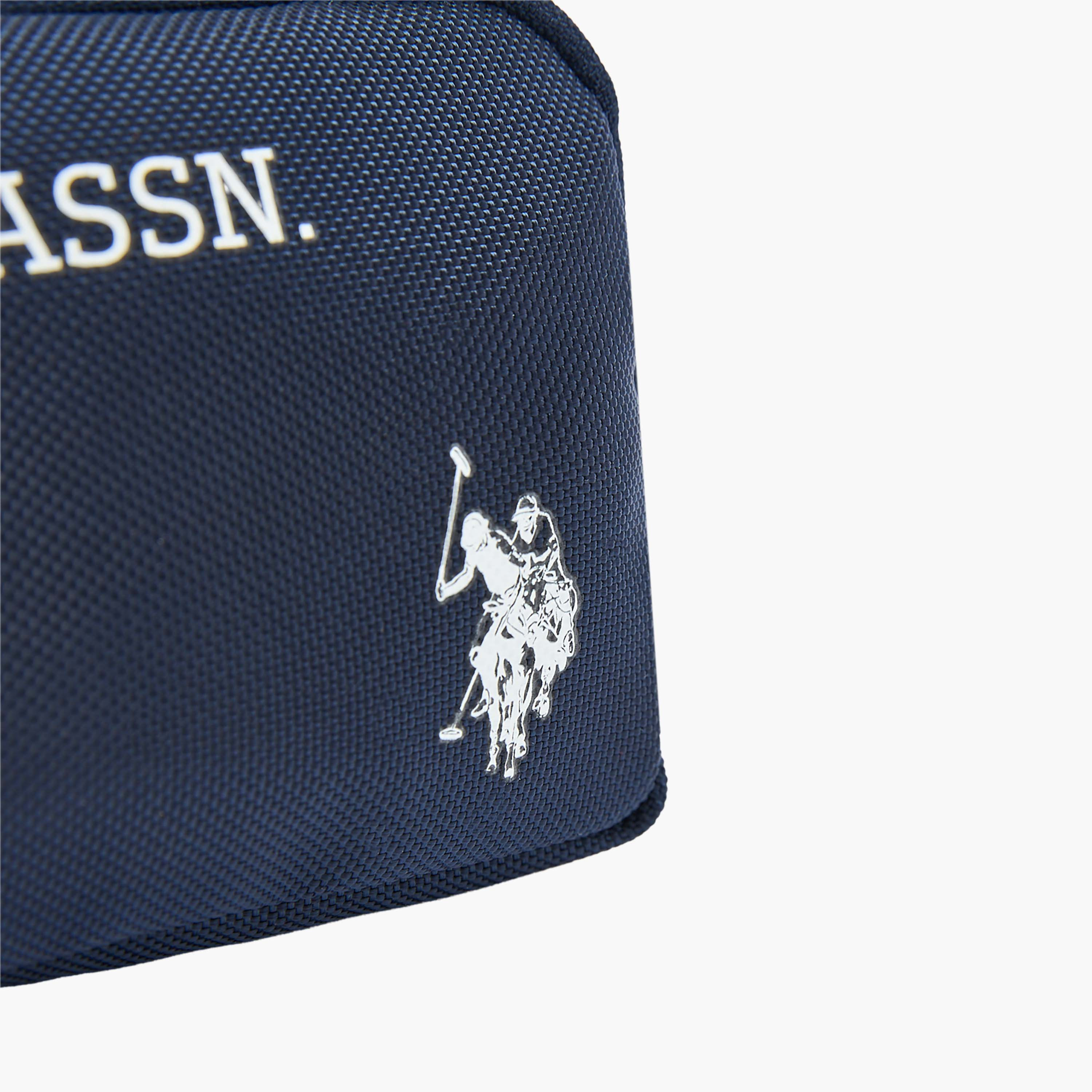 US POLO ASSN. Logo Print Pencil Pouch with 2 Compartments-school-stationery-pencilcases-image-3
