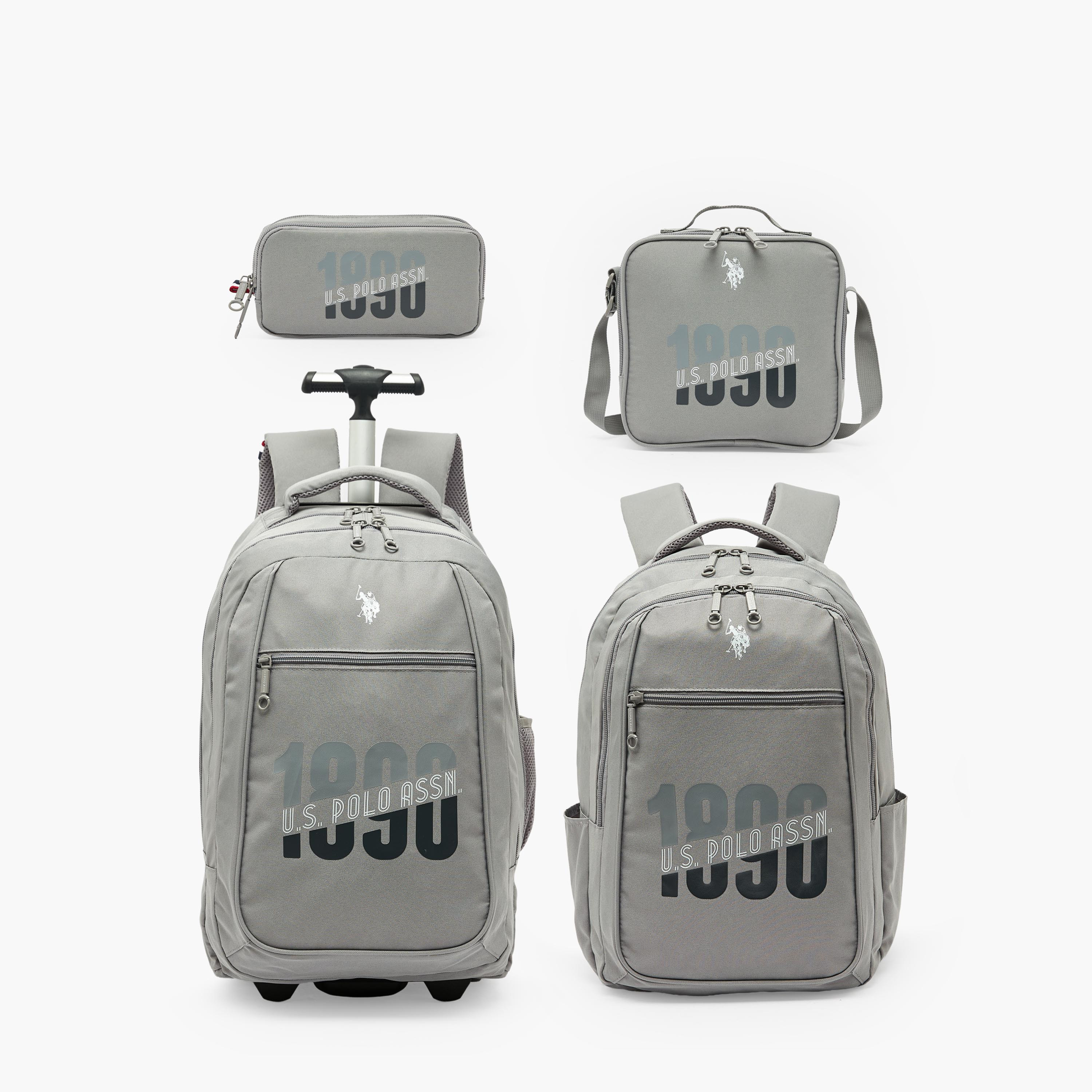 US POLO ASSN. Logo Print Backpack for Boys 8-13 Years with Padded Shoulder Straps - 17 inches-school-bagsandbackpacks-backpacks-image-10