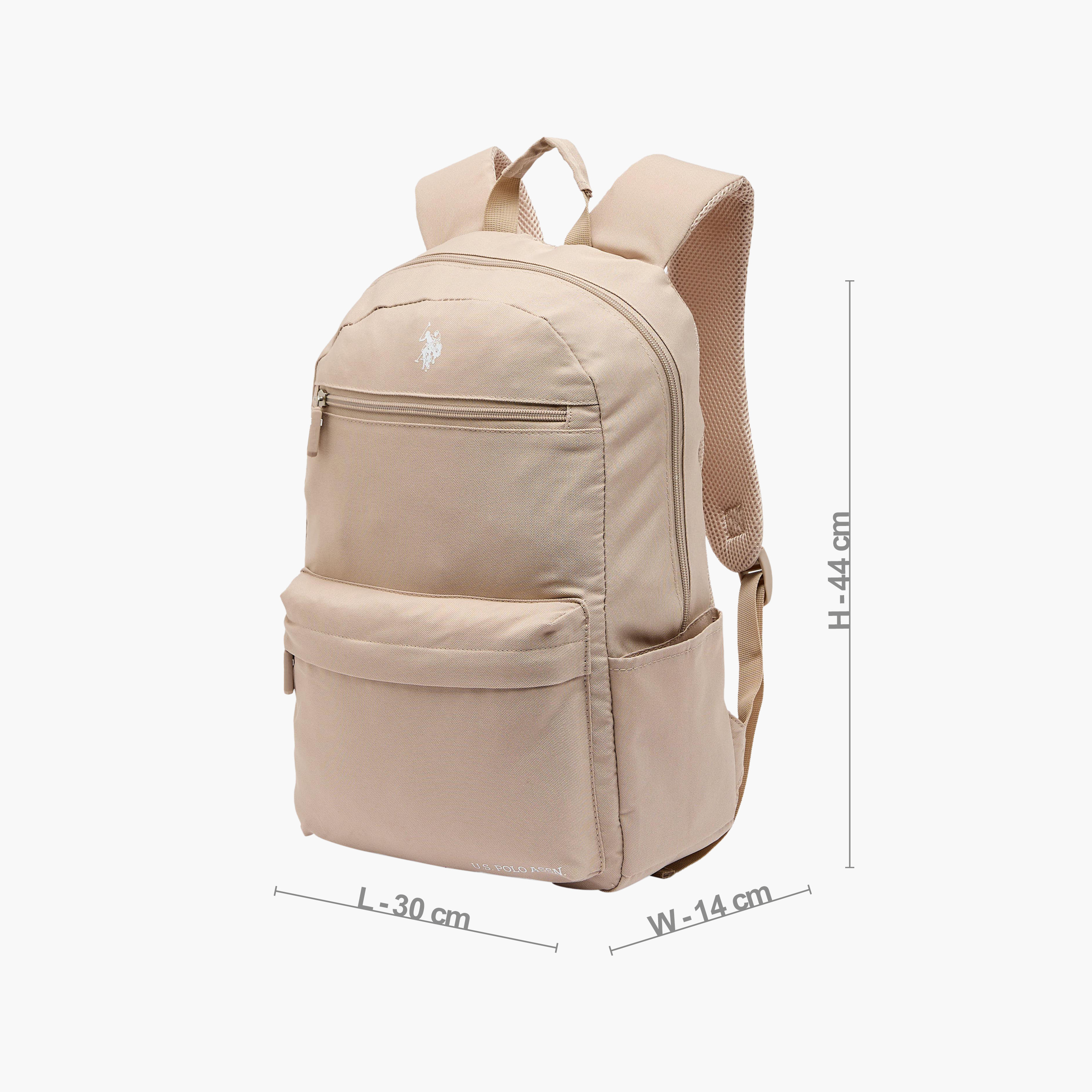 US POLO ASSN. Solid Backpack for Girls 8-13 Years with Adjustable Shoulder Straps - 18 inches-school-bagsandbackpacks-backpacks-image-7