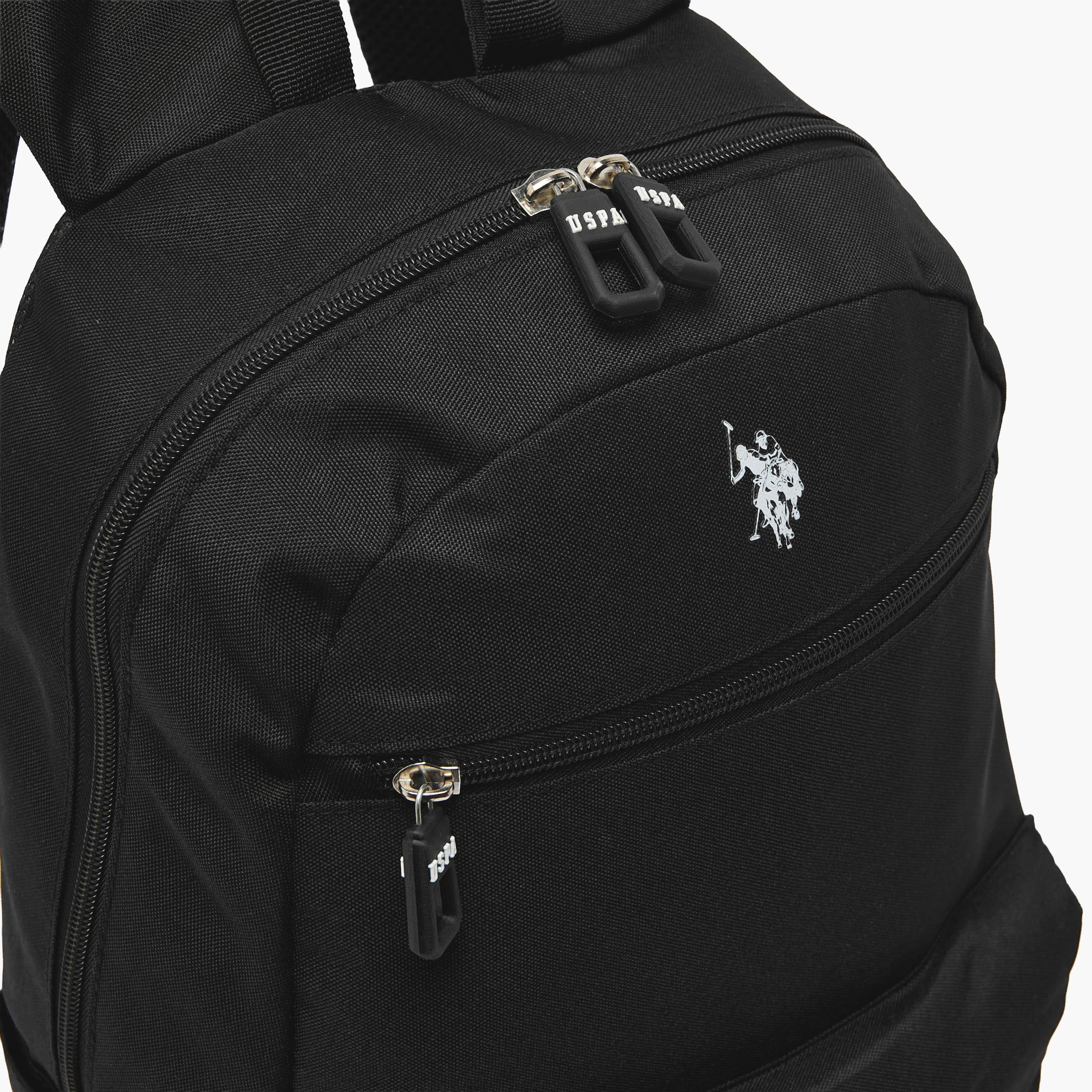 US POLO ASSN. Solid Backpack for Boys 8-13 Years with Adjustable Shoulder Straps - 18 inches-school-bagsandbackpacks-backpacks-image-4