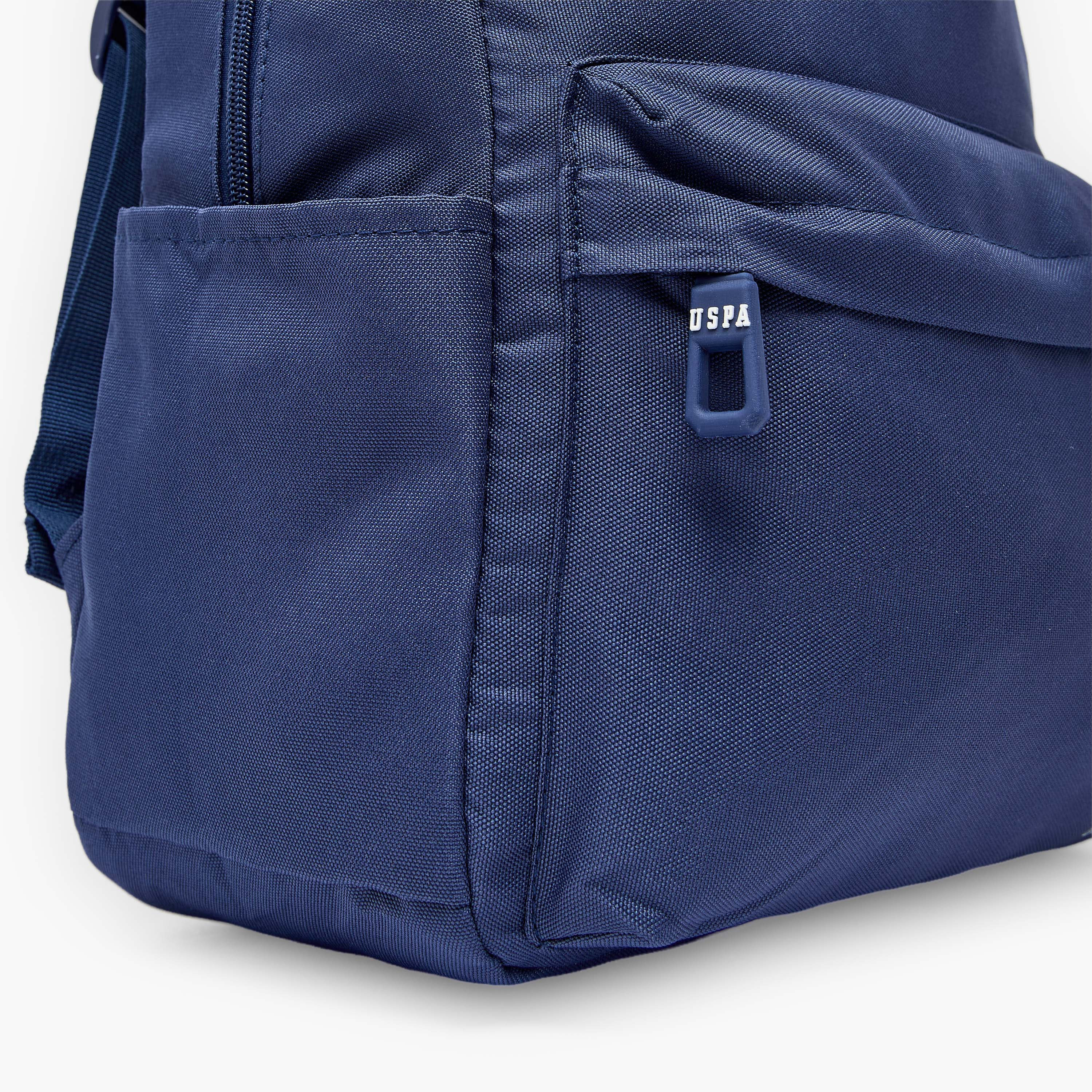 شنطة ظهر سادة بسحابات إغلاق للأولاد من سن 8 -13 سنة من يو إس بولو أسن - 18 بوصة-school-bagsandbackpacks-backpacks-image-5