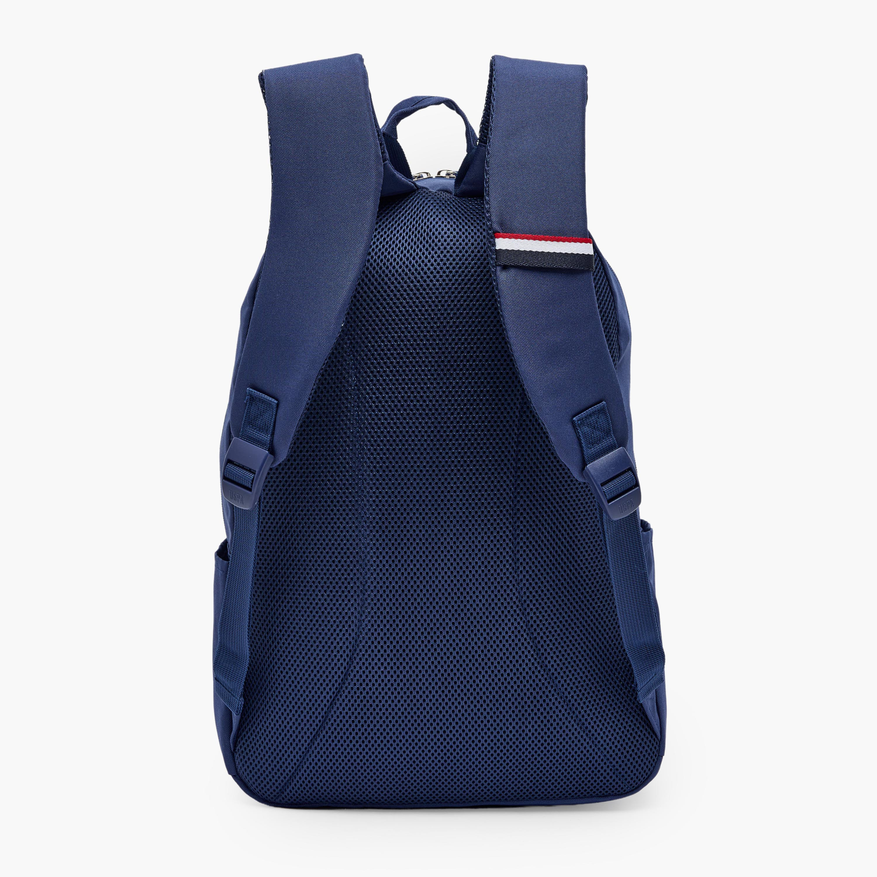 شنطة ظهر سادة بسحابات إغلاق للأولاد من سن 8 -13 سنة من يو إس بولو أسن - 18 بوصة-school-bagsandbackpacks-backpacks-image-8