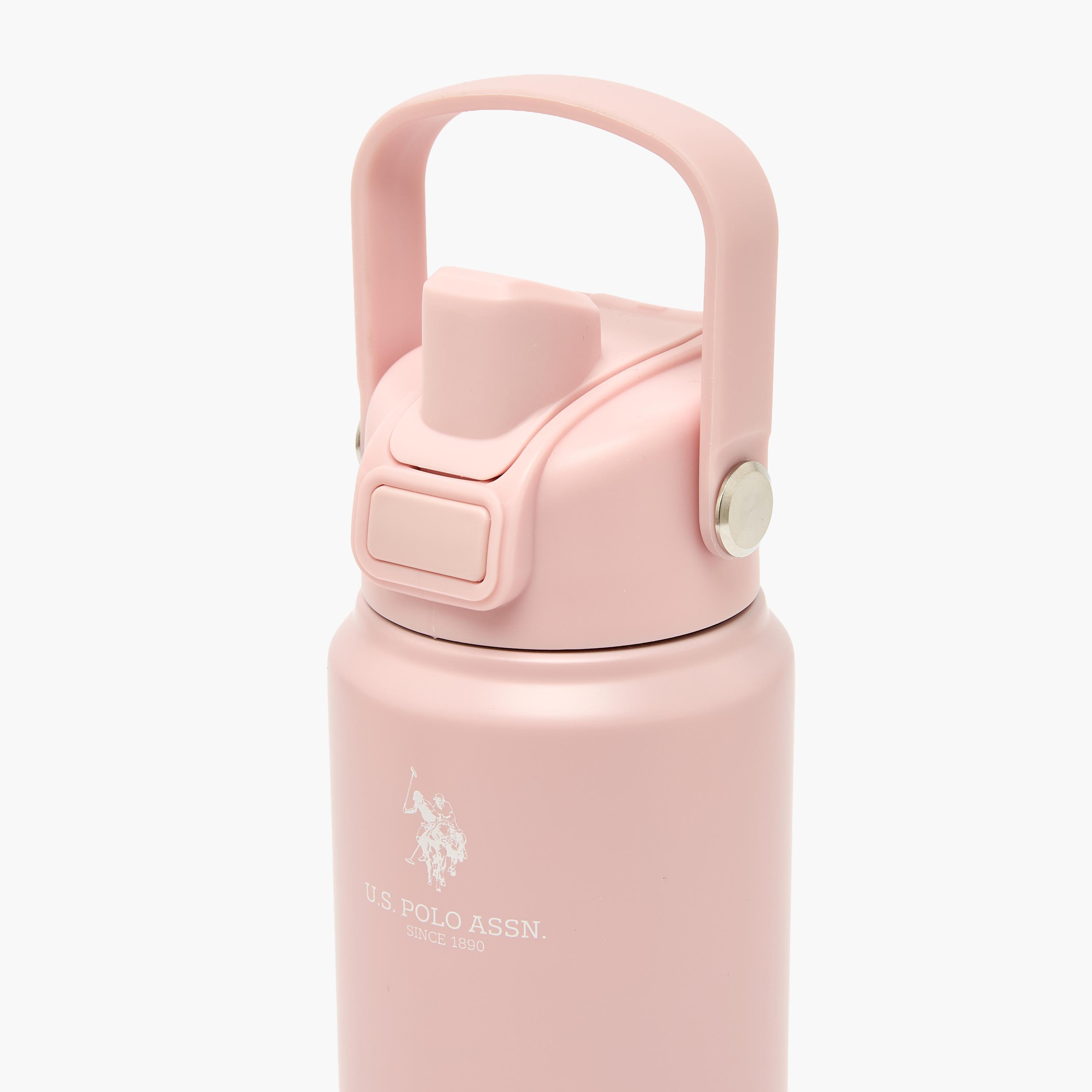 قارورة مياه ستانلس ستيل سادة بمقبض وفوهة من من يو إس بولو أسن - 720 مل-school-waterbottles-image-4