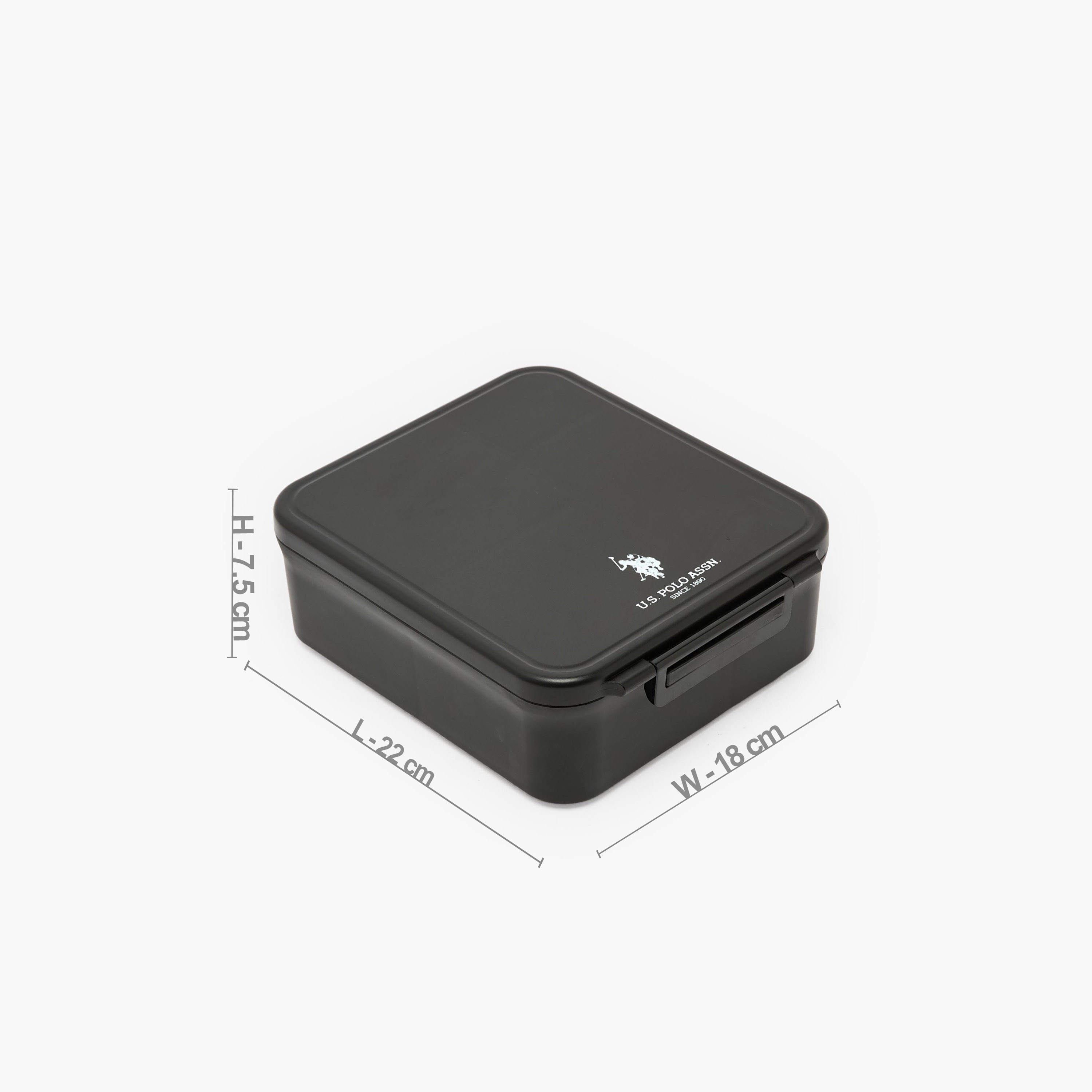US POLO ASSN. Solid Bento Lunch Box for Boys with Soup Bowl - 1.7 L-school-lunchessentials-lunchboxes-image-6