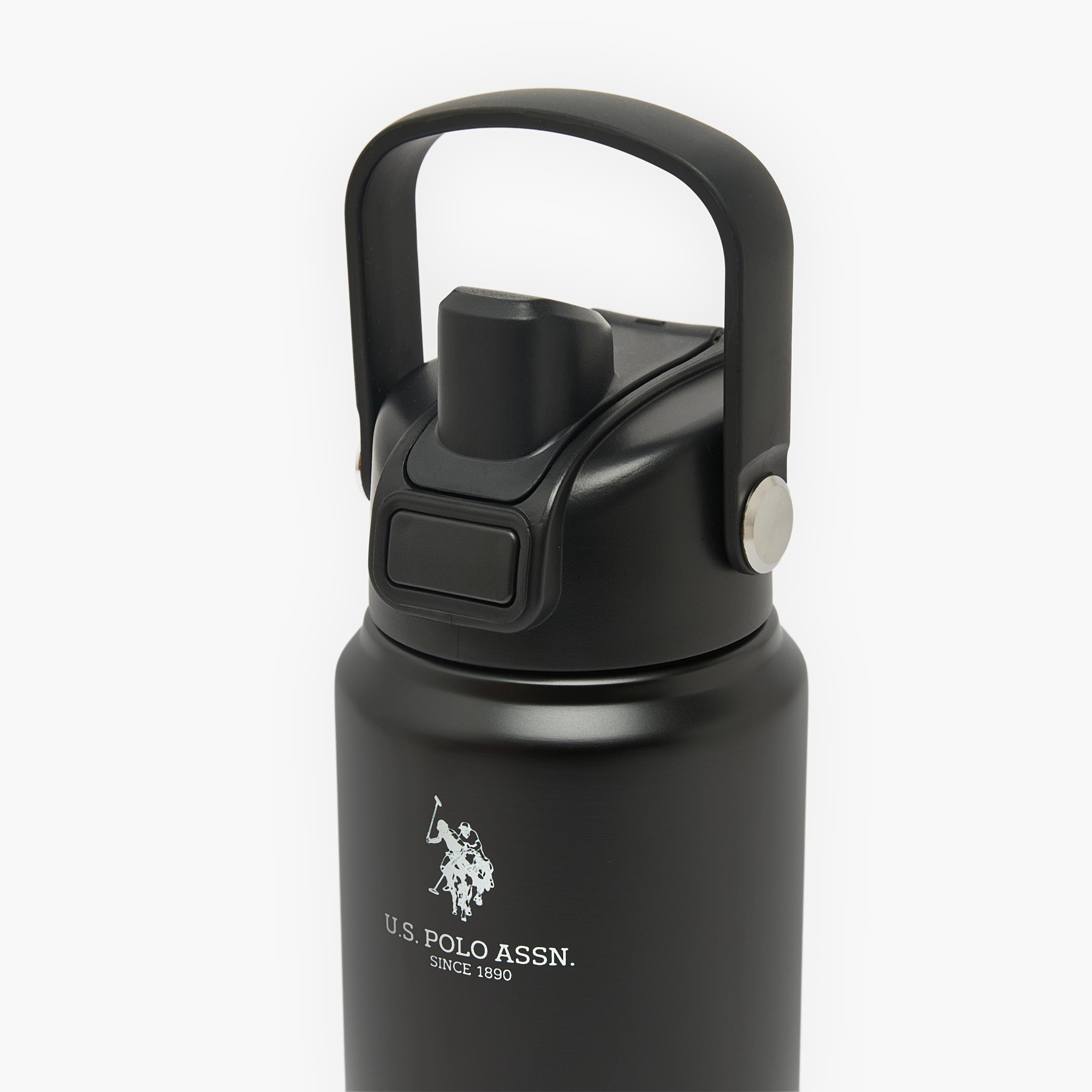 قارورة مياه ستانلس ستيل سادة بمقبض وفوهة من من يو إس بولو أسن - 720 مل-school-waterbottles-image-4