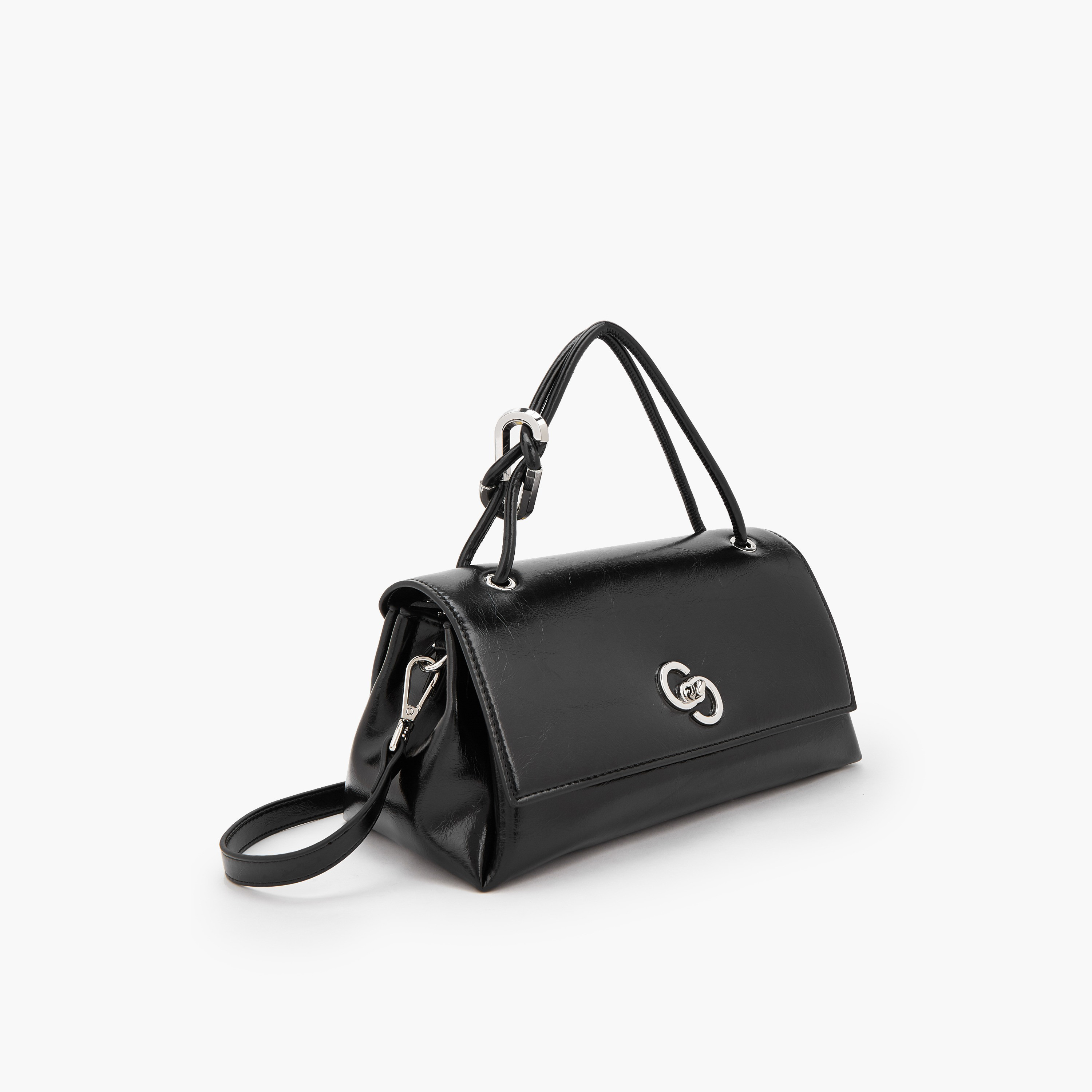 شنطة ساتشيل سادة بحزام قابل للفصل من سيليست-women-bagsandwallets-handbags-image-3