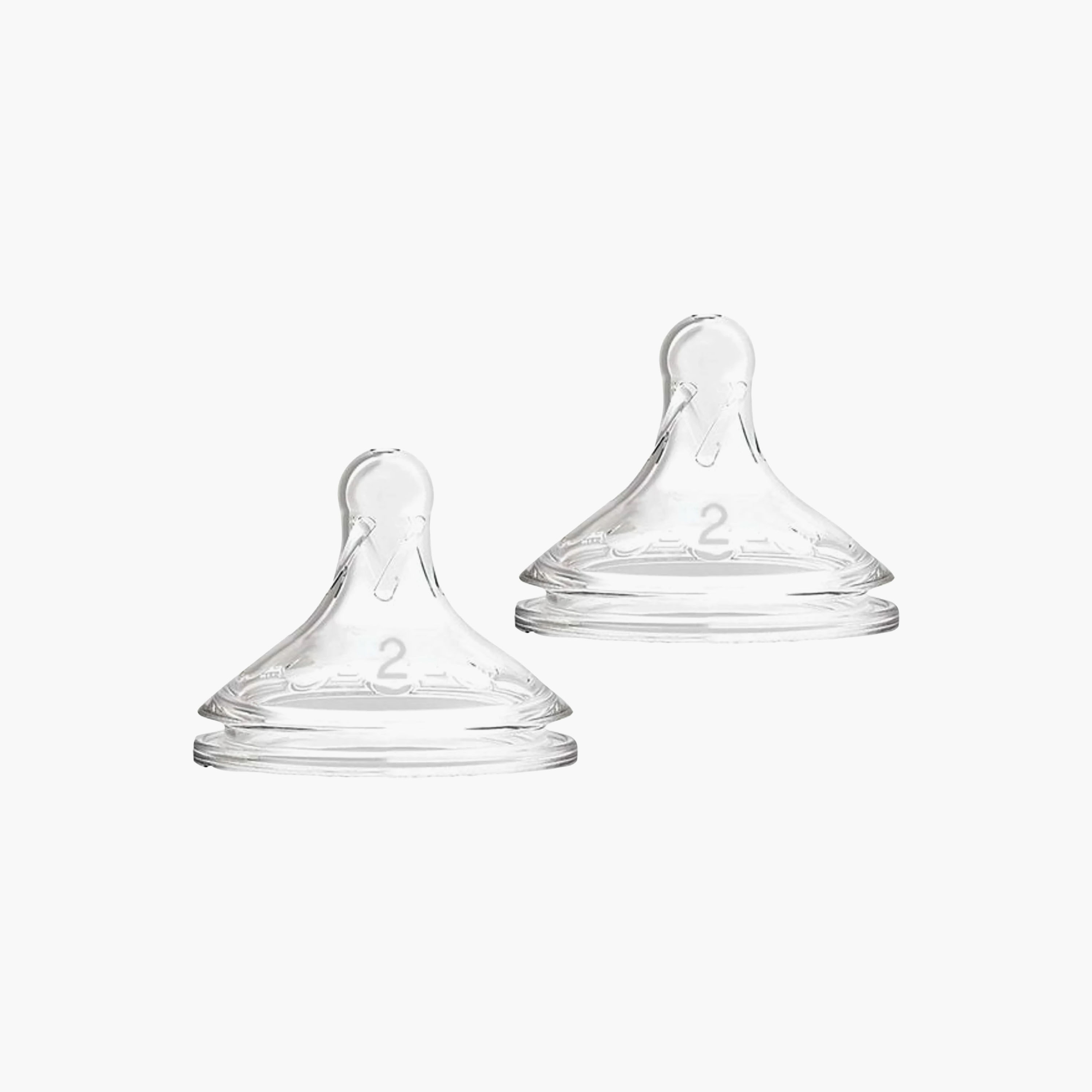 Dr. Brown's Options Plus Silicone Level Two Teat - Pack of 2, 3+ months-baby-feeding-feedingbottles-bottlesandteats-image-1