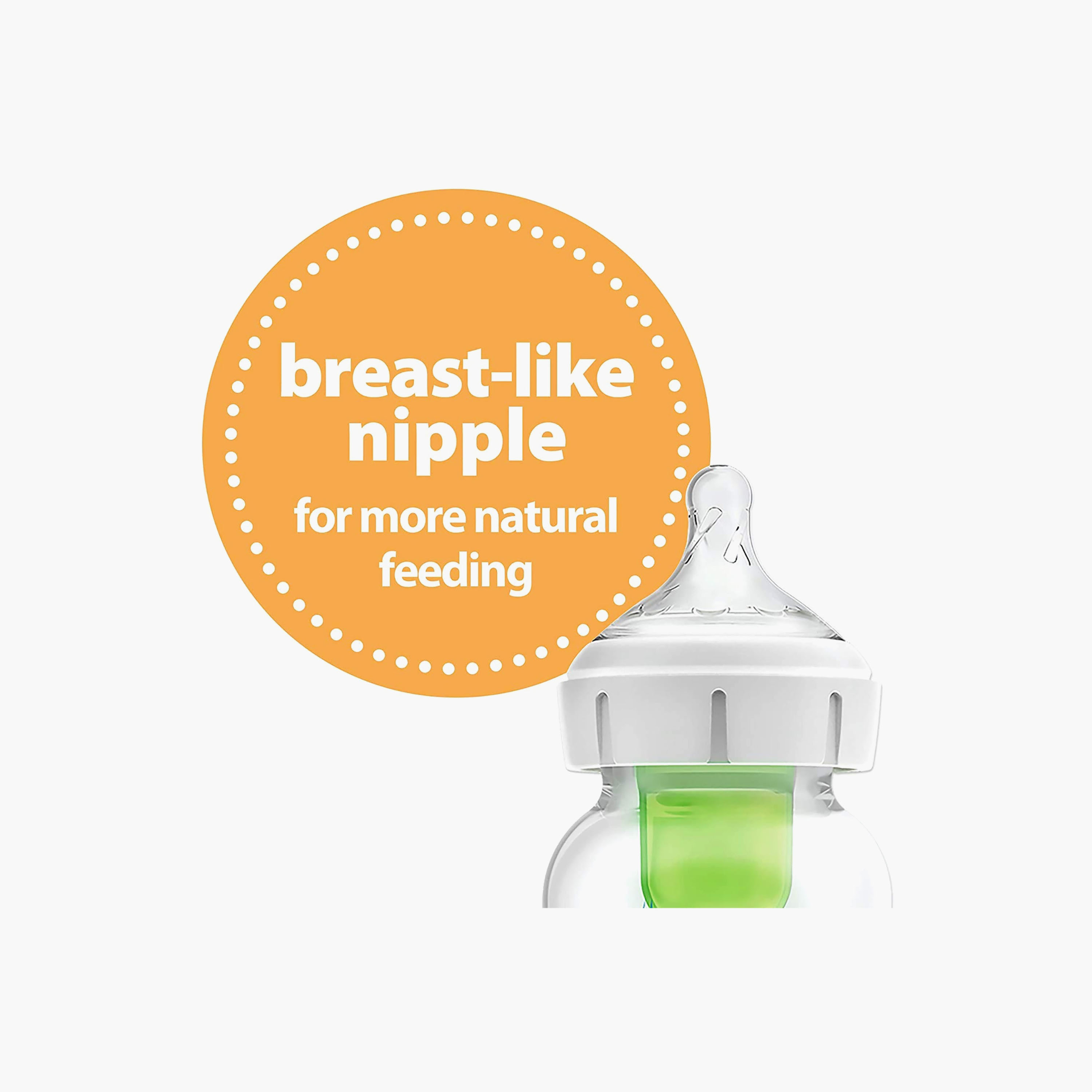 Dr. Brown's Options Plus Silicone Level Two Teat - Pack of 2, 3+ months-baby-feeding-feedingbottles-bottlesandteats-image-2