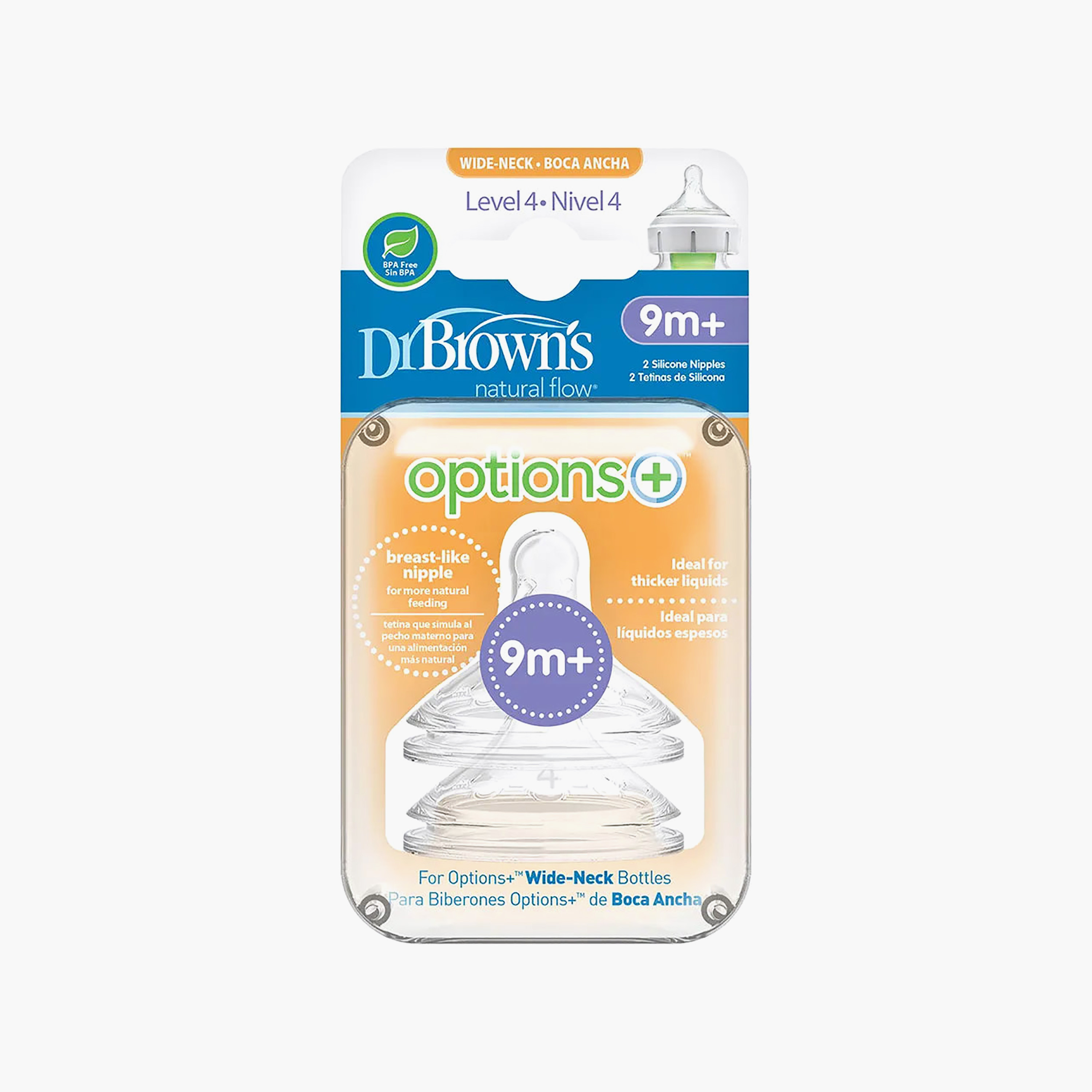 Dr. Brown's Feeding Teats - Pack of 2-baby-feeding-feedingbottles-bottlesandteats-image-4