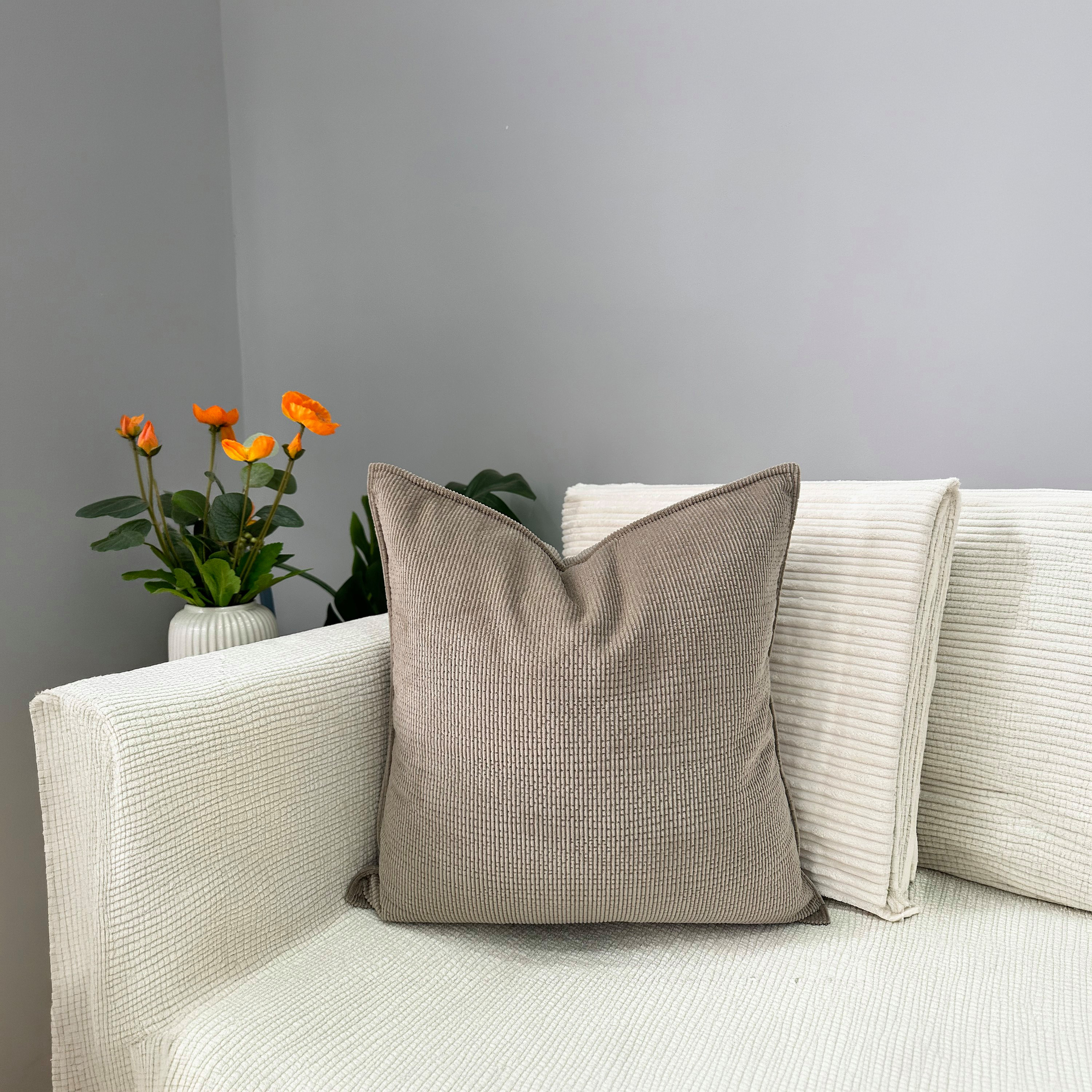 Solid Filled Cushion - 45x45 cms-household-cushionsandthrows-filledcushions-decorativecushions-image-1
