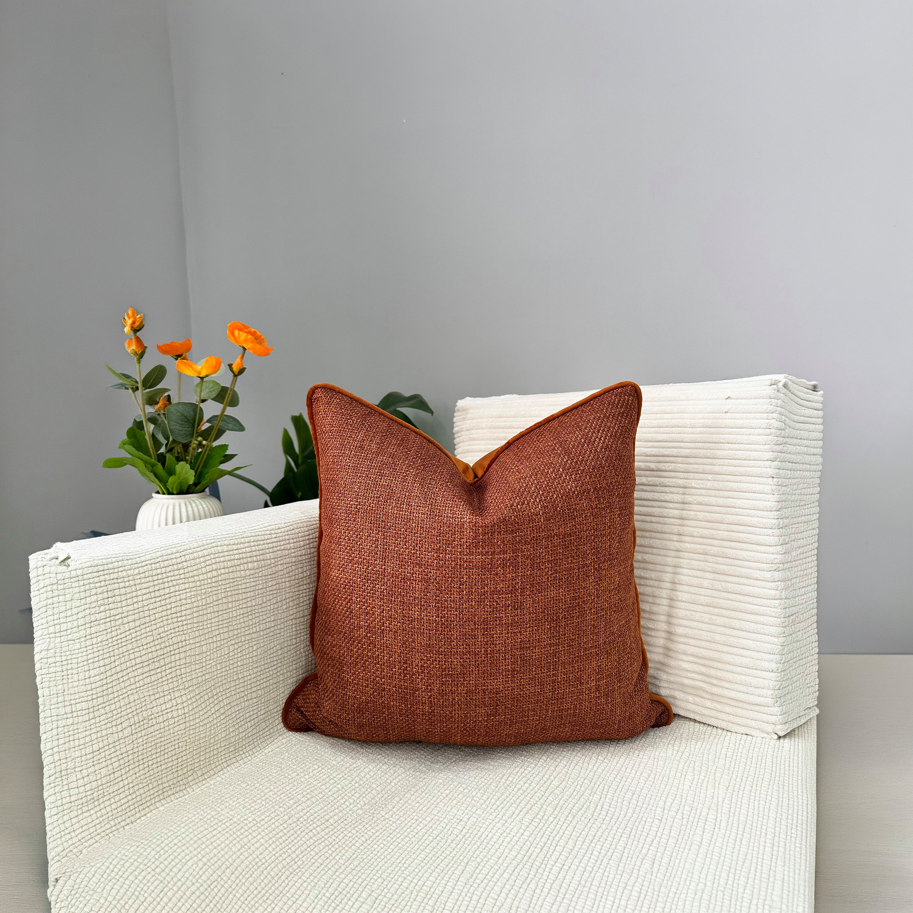 وسادة محشوة بحشوة صلبة - 45 × 45 سم-household-cushionsandthrows-filledcushions-decorativecushions-image-35