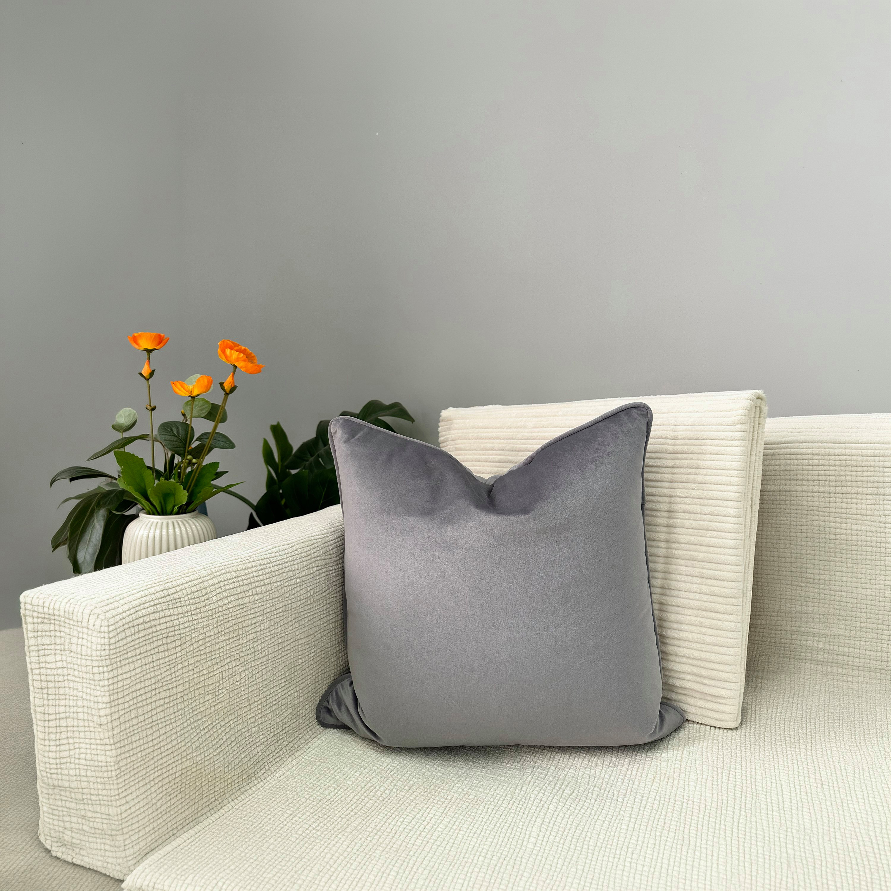Solid Filled Cushion - 45x45 cms-household-cushionsandthrows-filledcushions-decorativecushions-image-5