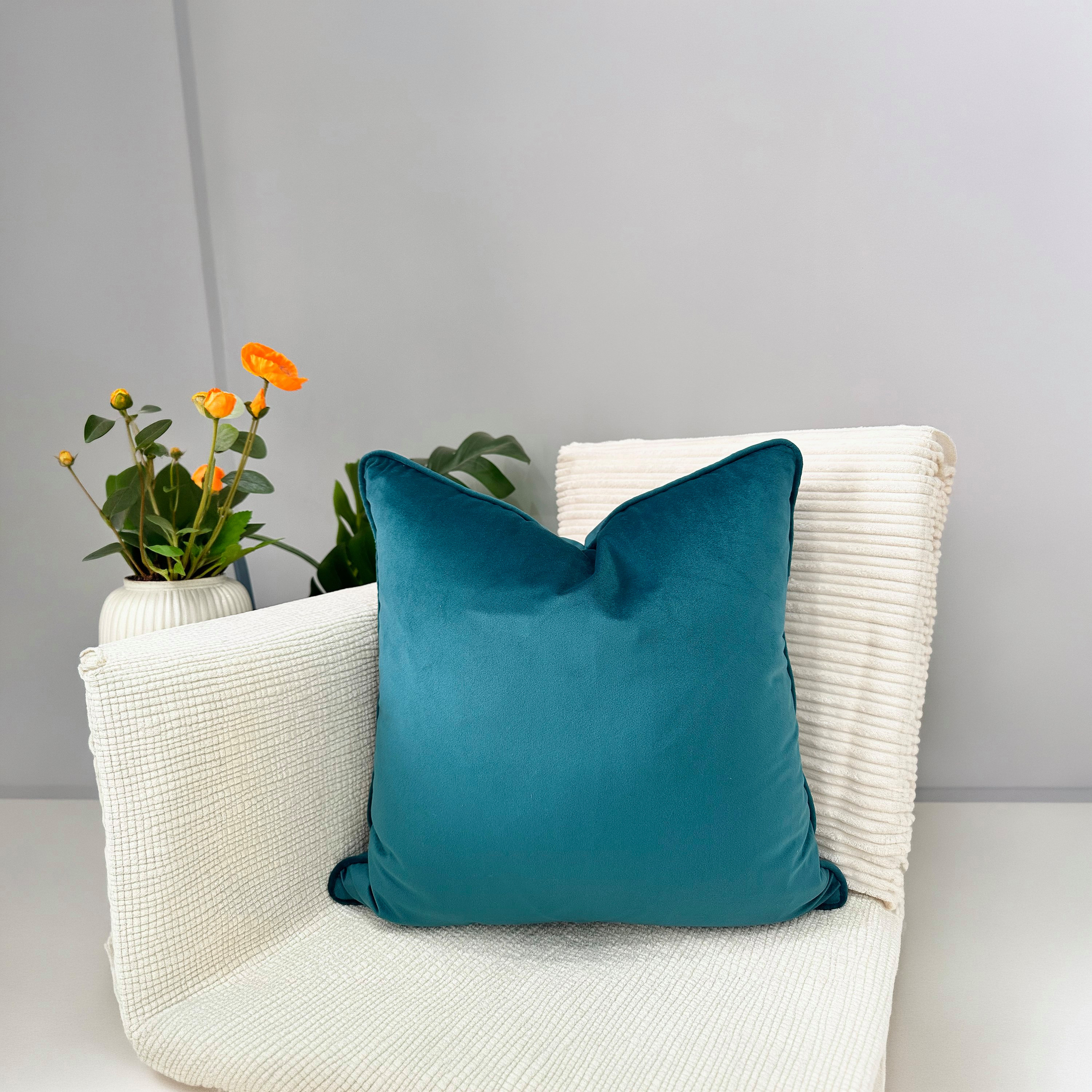 Solid Filled Cushion - 45x45 cms-household-cushionsandthrows-filledcushions-decorativecushions-image-11