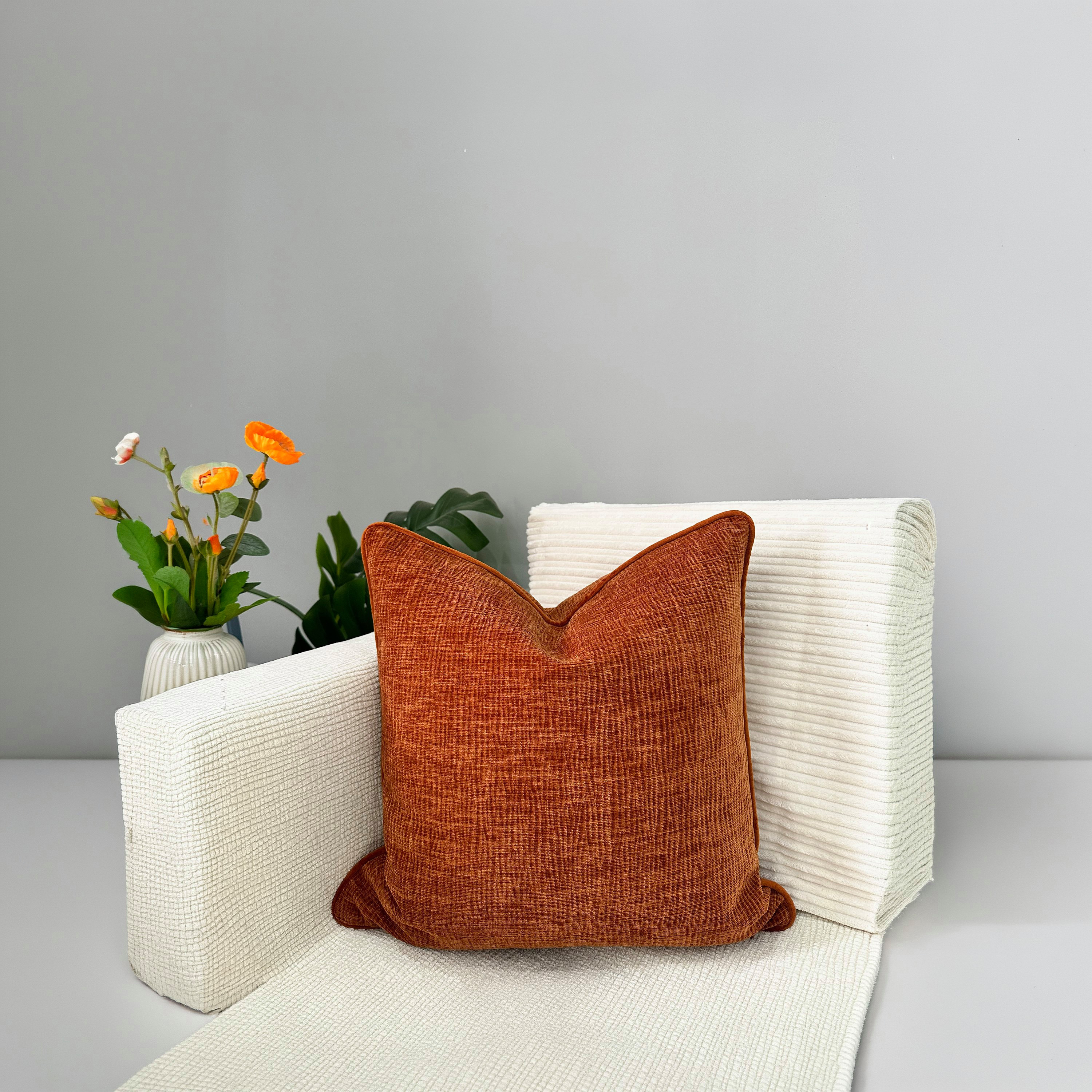 Solid Filled Cushion - 45x45 cms-household-cushionsandthrows-filledcushions-decorativecushions-image-1
