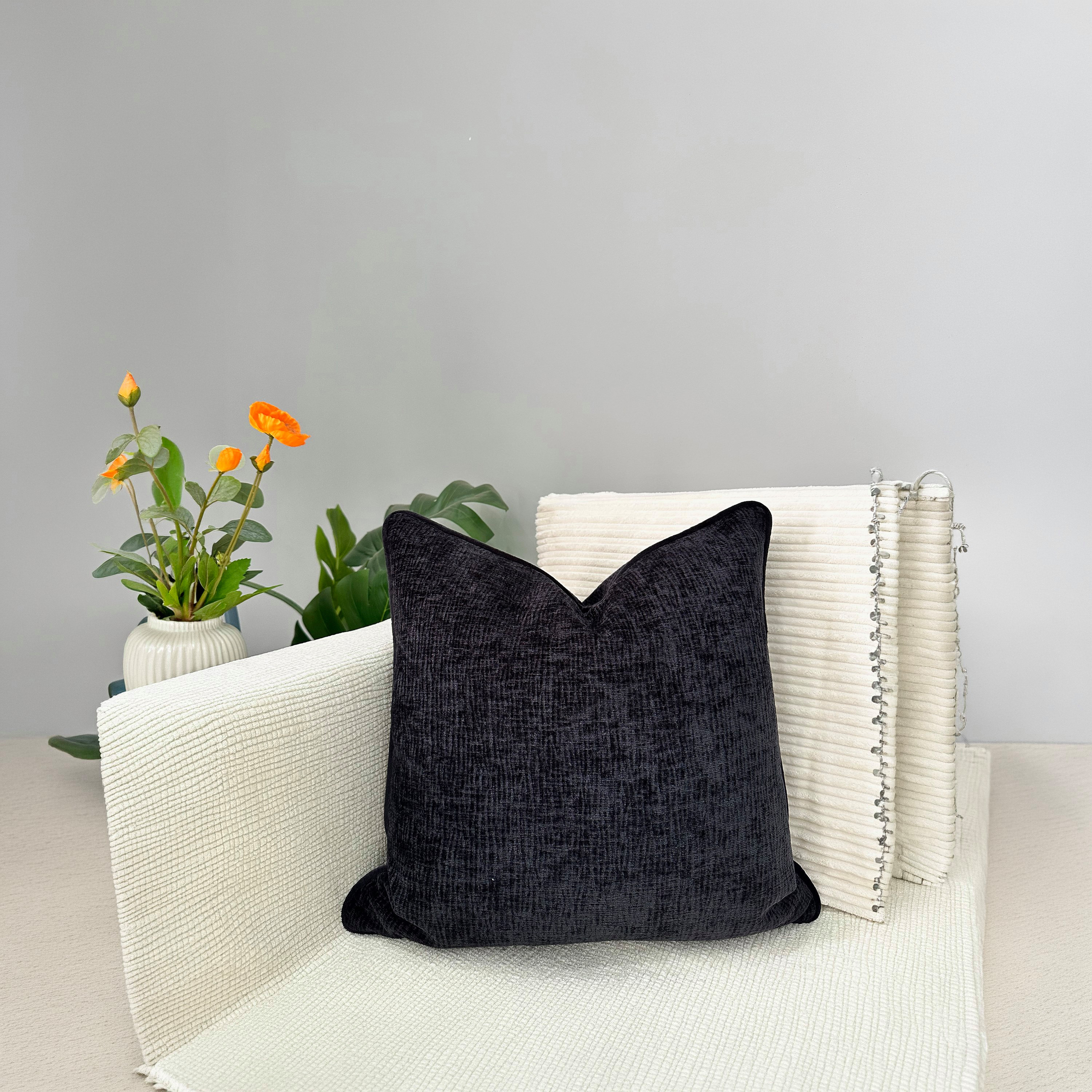 Solid Filled Cushion - 45x45 cms-household-cushionsandthrows-filledcushions-decorativecushions-image-35