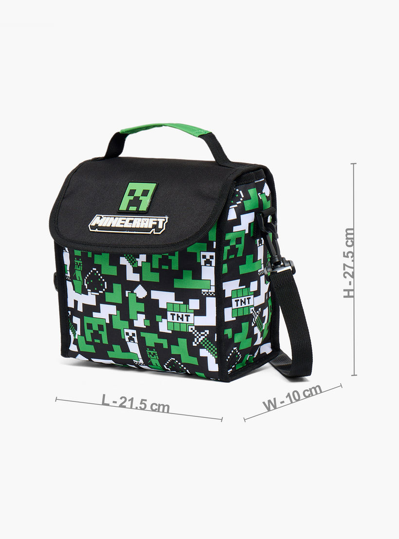 طقم شنطة ظهر مدرسية 3 قطع بطبعات للأولاد بعمر 13 سنة فأكثر من ماينكرافت-school-bagsandbackpacks-backpacks-image-12
