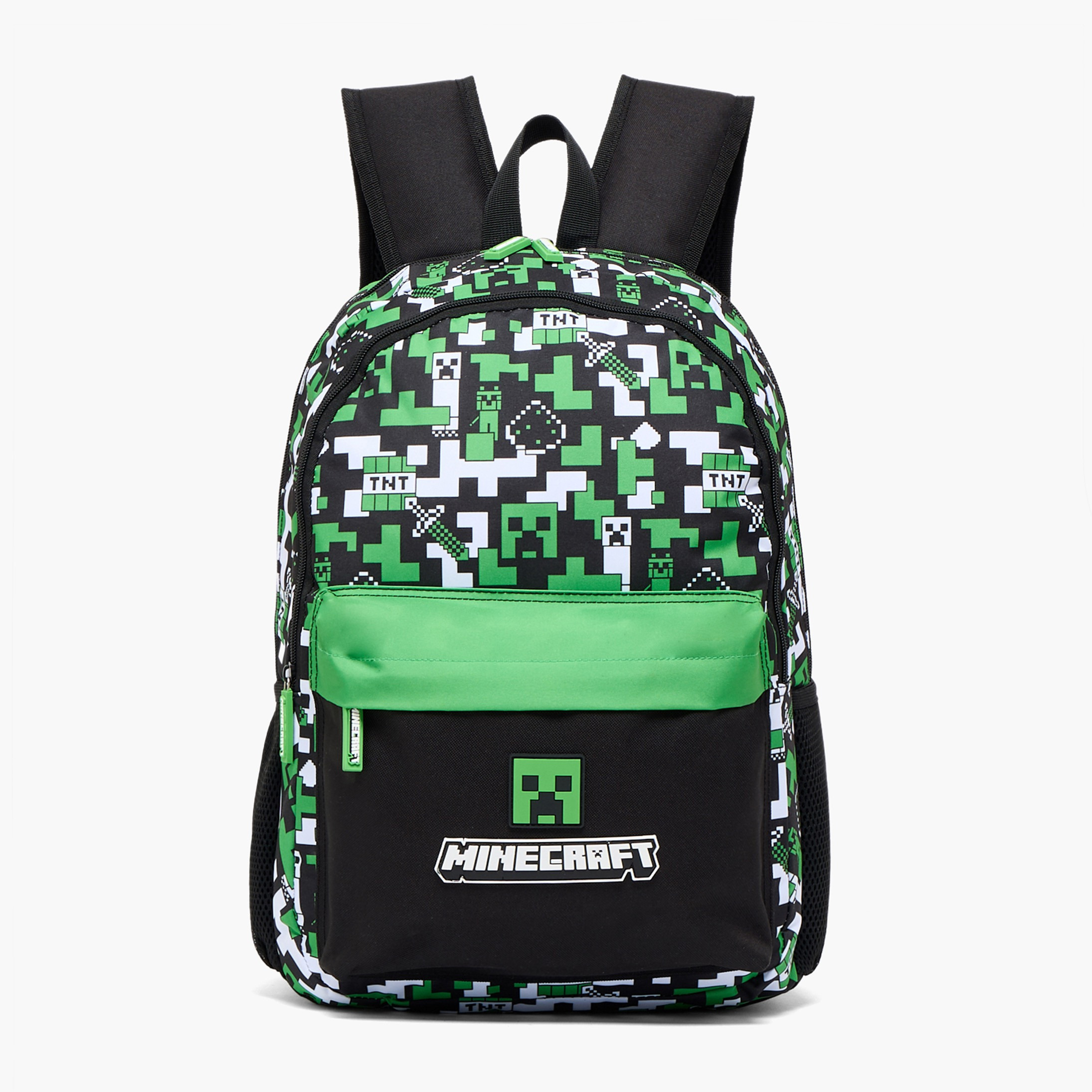 طقم شنطة ظهر مدرسية 3 قطع بطبعات للأولاد بعمر 13 سنة فأكثر من ماينكرافت-school-bagsandbackpacks-backpacks-image-4
