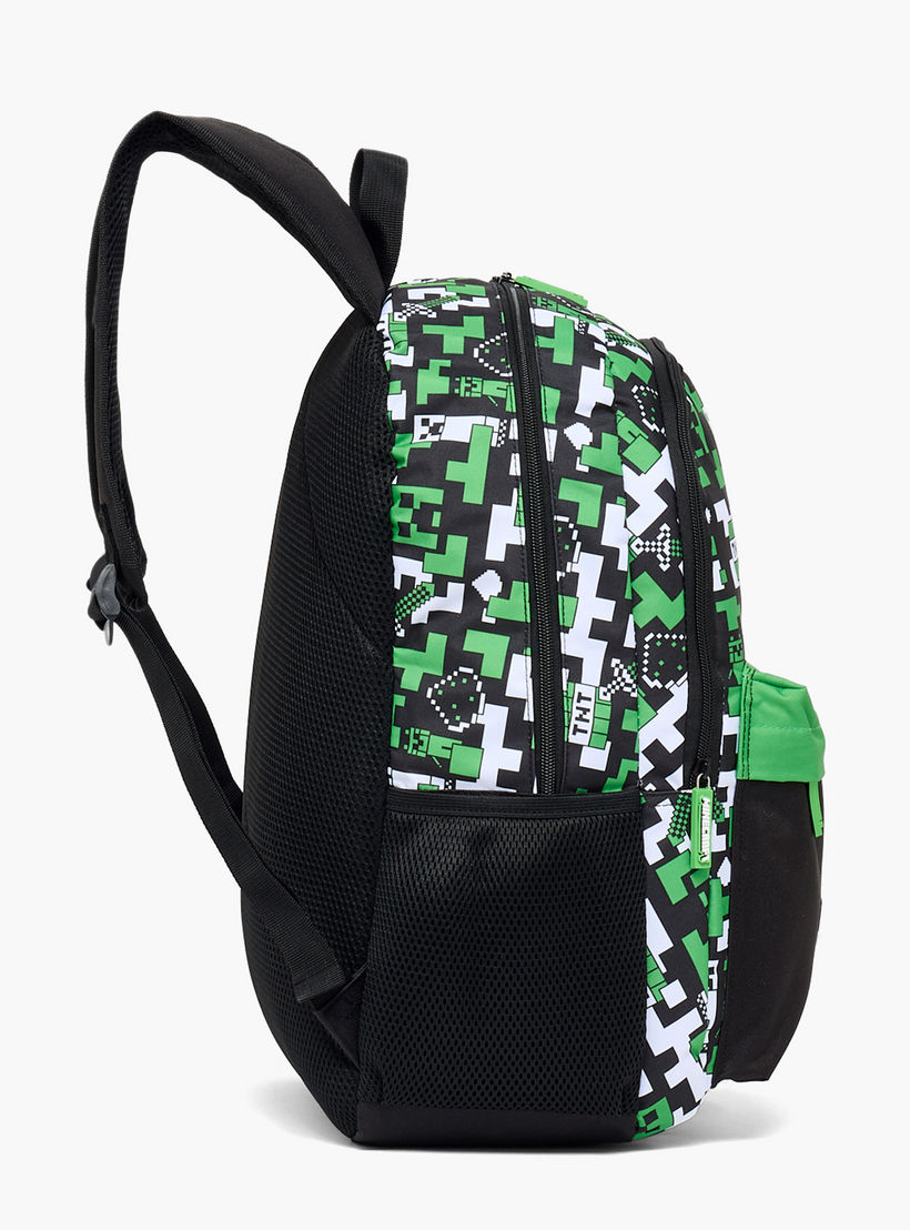 طقم شنطة ظهر مدرسية 3 قطع بطبعات للأولاد بعمر 13 سنة فأكثر من ماينكرافت-school-bagsandbackpacks-backpacks-image-9