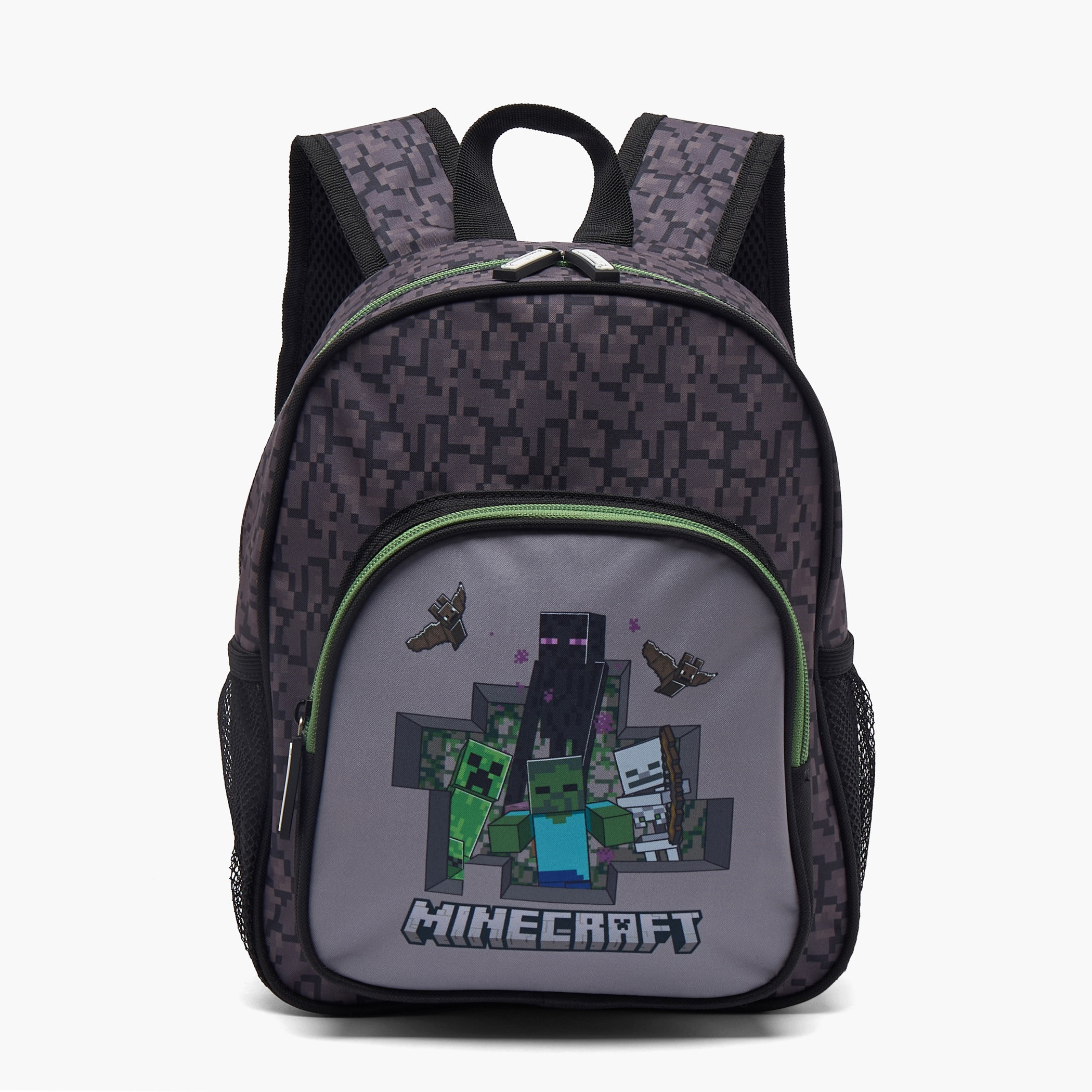 شنطة ظهر مدرسية بأحزمة كتف مبطنة وطبعات للأولاد بعمر 13 سنة فأكثر من ماينكرافت -boys-accessories-bagsandbackpacks-image-1
