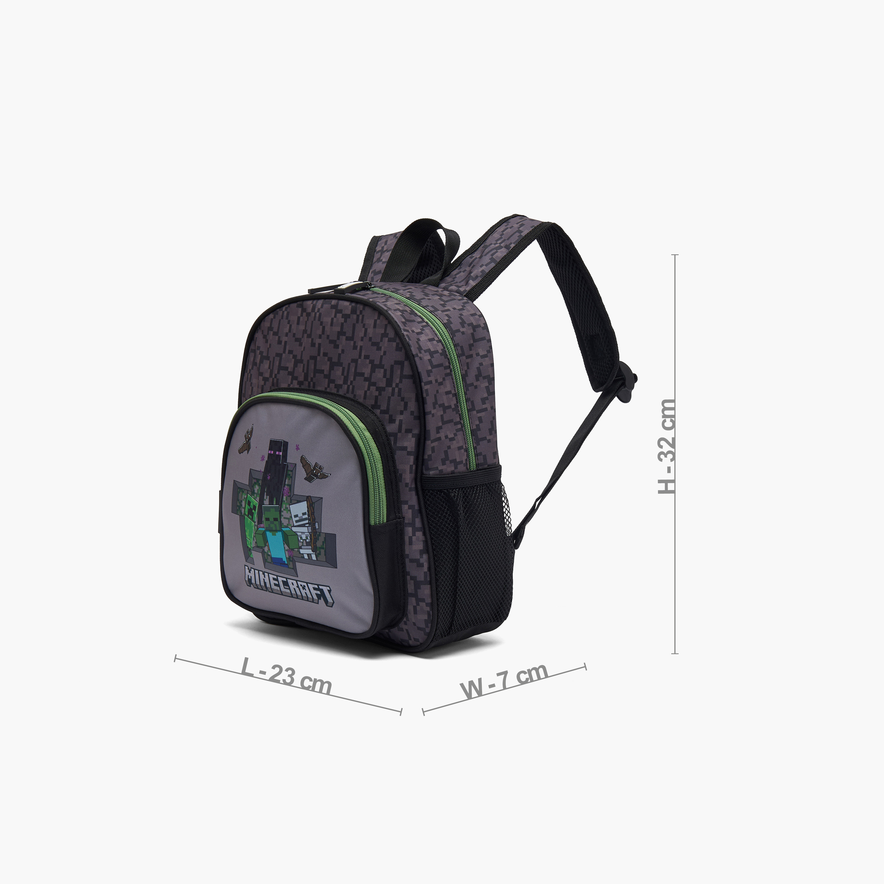 شنطة ظهر مدرسية بأحزمة كتف مبطنة وطبعات للأولاد بعمر 13 سنة فأكثر من ماينكرافت -boys-accessories-bagsandbackpacks-image-6