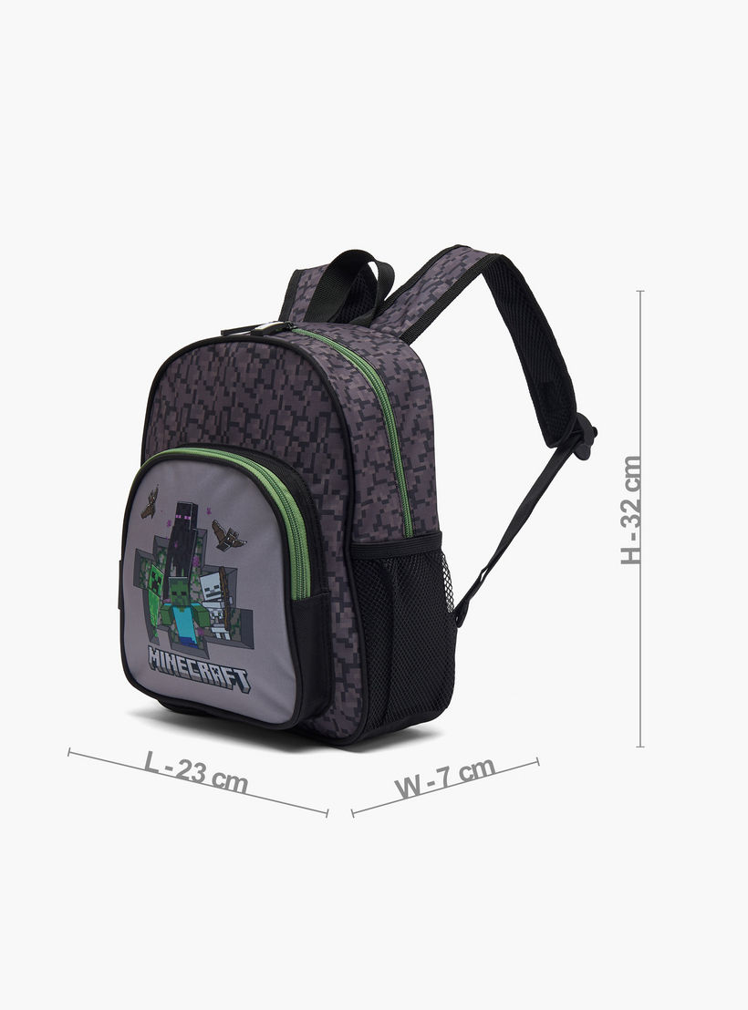 شنطة ظهر مدرسية بأحزمة كتف مبطنة وطبعات للأولاد بعمر 13 سنة فأكثر من ماينكرافت -boys-accessories-bagsandbackpacks-image-6