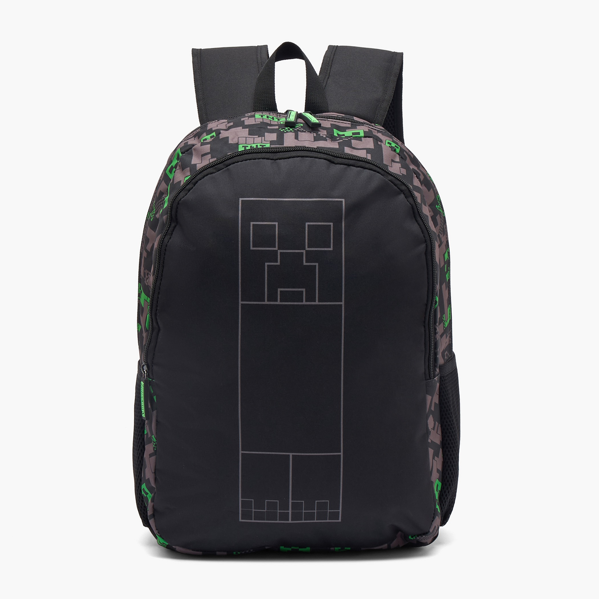 شنطة ظهر بطبعات للأولاد من 13 سنة فأكثر مع أحزمة كتف مبطنة من ماينكرافت-boys-accessories-bagsandbackpacks-image-1