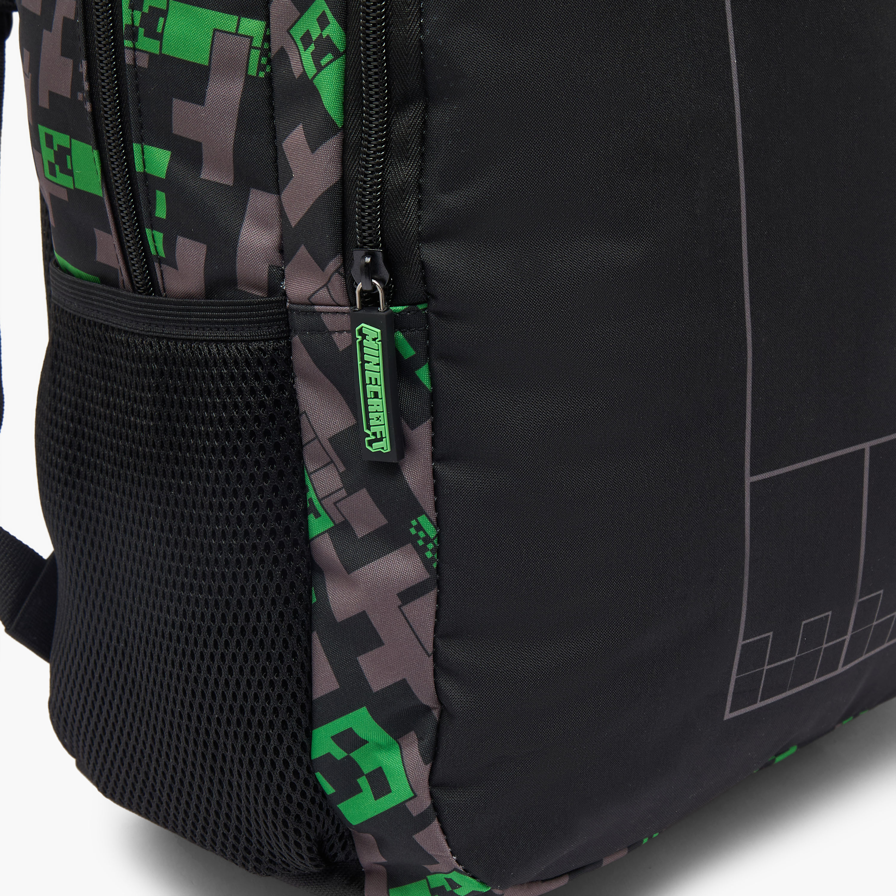 شنطة ظهر بطبعات للأولاد من 13 سنة فأكثر مع أحزمة كتف مبطنة من ماينكرافت-boys-accessories-bagsandbackpacks-image-4