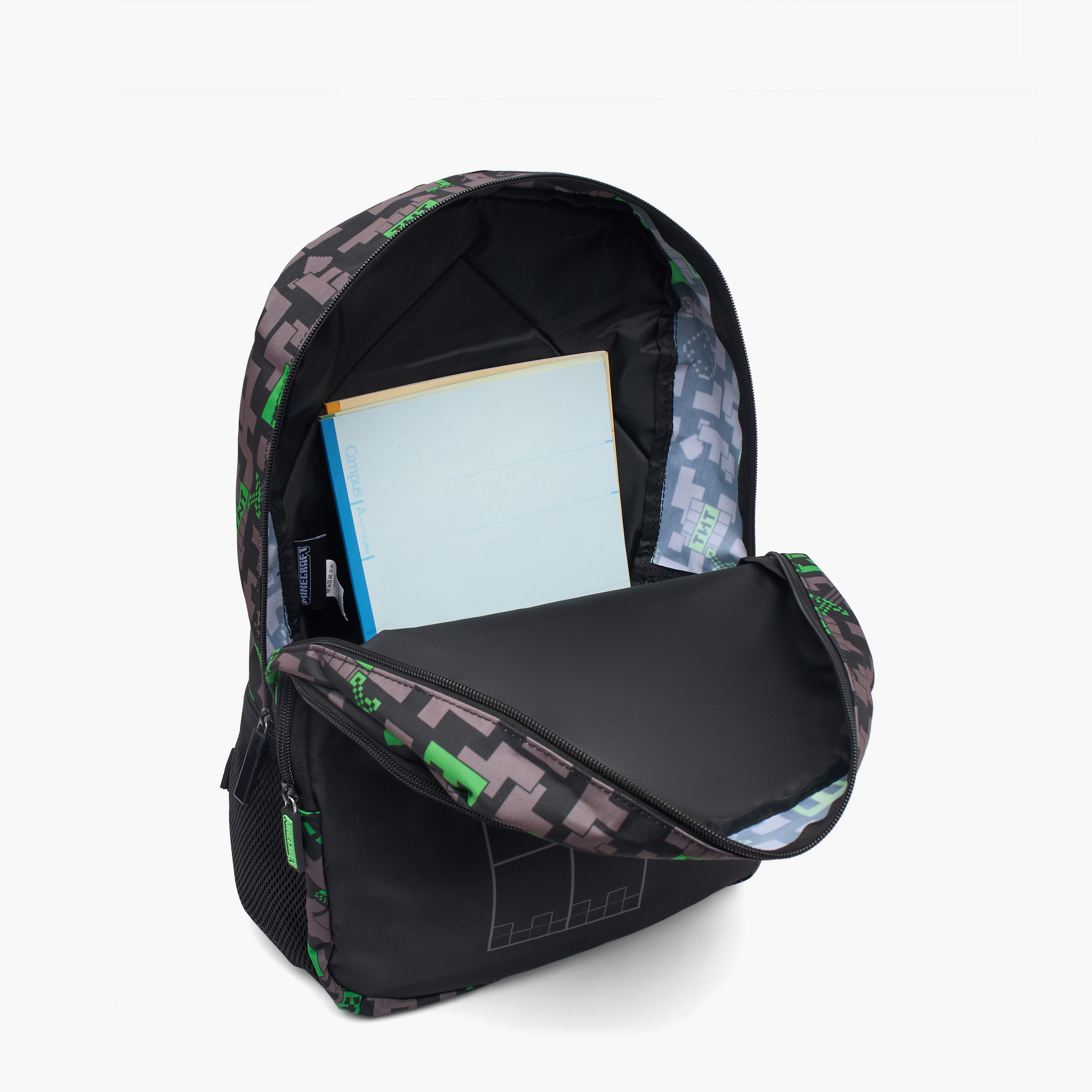 شنطة ظهر بطبعات للأولاد من 13 سنة فأكثر مع أحزمة كتف مبطنة من ماينكرافت-boys-accessories-bagsandbackpacks-image-5