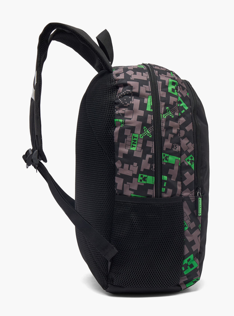 شنطة ظهر بطبعات للأولاد من 13 سنة فأكثر مع أحزمة كتف مبطنة من ماينكرافت-boys-accessories-bagsandbackpacks-image-7