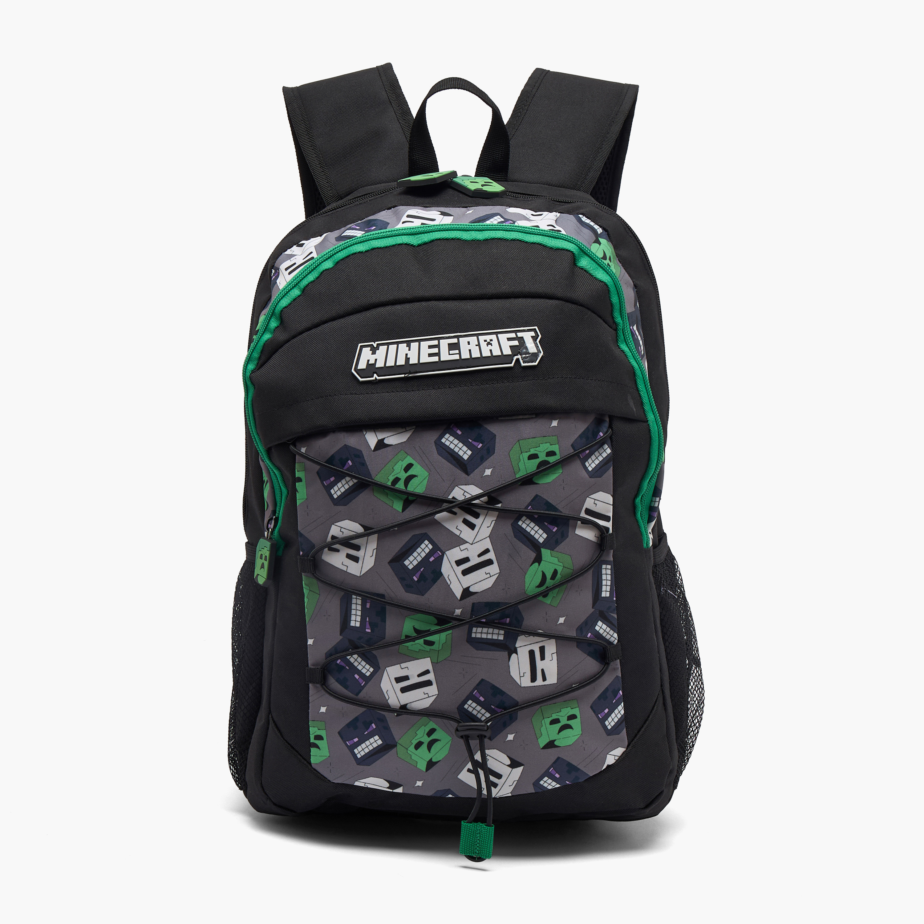 شنطة ظهر مدرسية بأحزمة كتف مبطنة وطبعات للأولاد بعمر 13 سنة فأكثر من ماينكرافت -boys-accessories-bagsandbackpacks-image-1