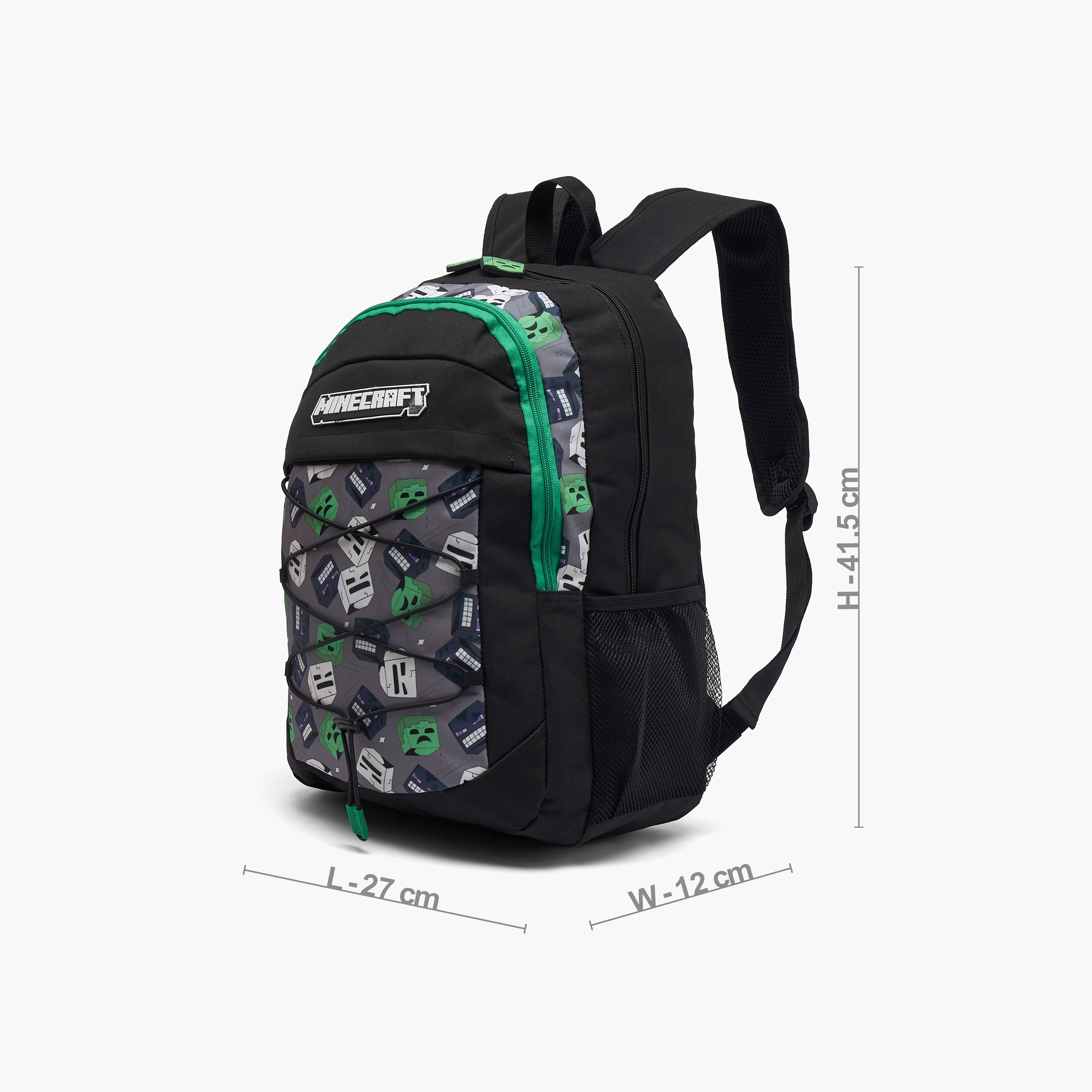 شنطة ظهر مدرسية بأحزمة كتف مبطنة وطبعات للأولاد بعمر 13 سنة فأكثر من ماينكرافت -boys-accessories-bagsandbackpacks-image-6