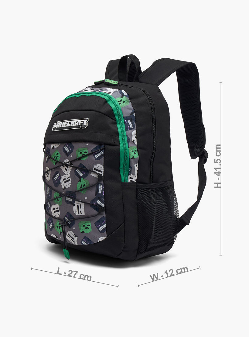 شنطة ظهر مدرسية بأحزمة كتف مبطنة وطبعات للأولاد بعمر 13 سنة فأكثر من ماينكرافت -boys-accessories-bagsandbackpacks-image-6