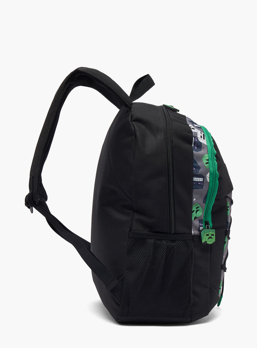 شنطة ظهر مدرسية بأحزمة كتف مبطنة وطبعات للأولاد بعمر 13 سنة فأكثر من ماينكرافت -boys-accessories-bagsandbackpacks-image-8