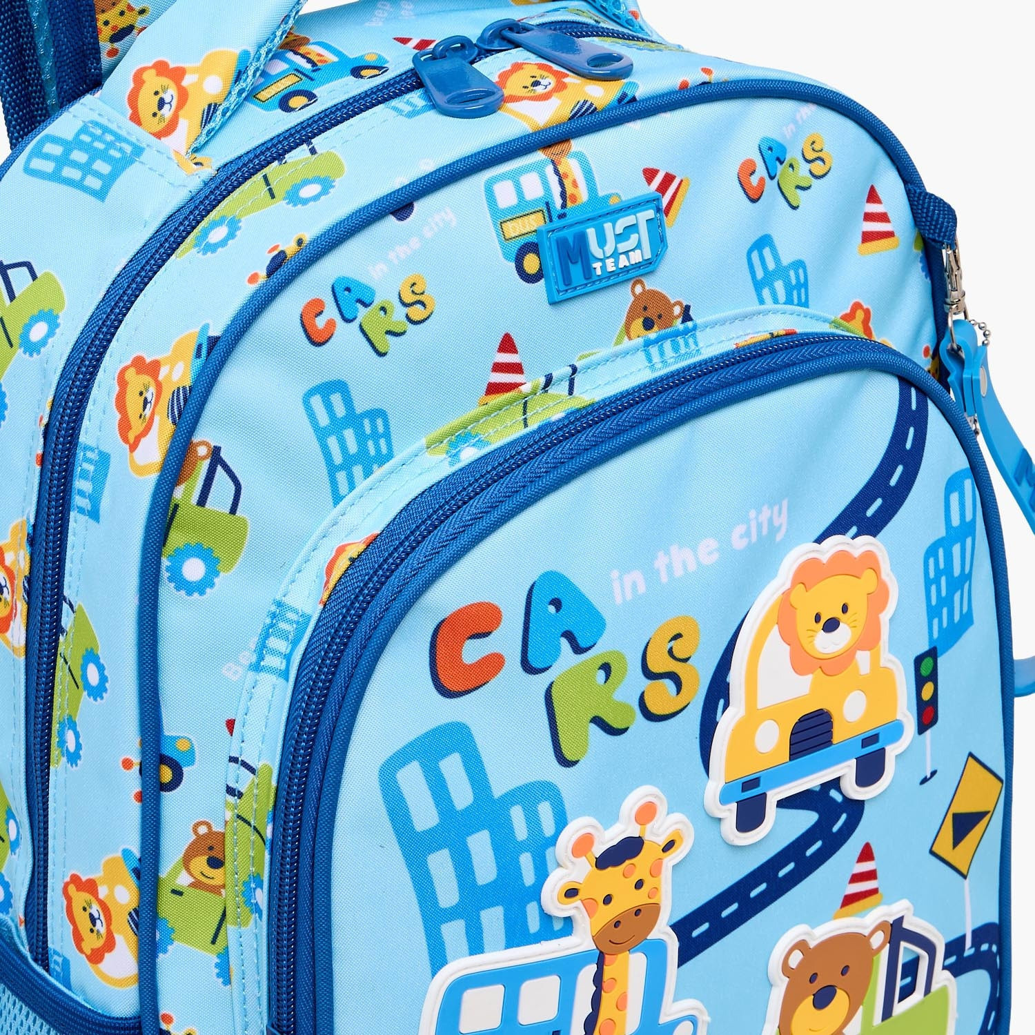 MustTeam Printed Backpack for Boys 2-5 Years with Adjustable Shoulder Straps - 12 inches-school-bagsandbackpacks-backpacks-image-4