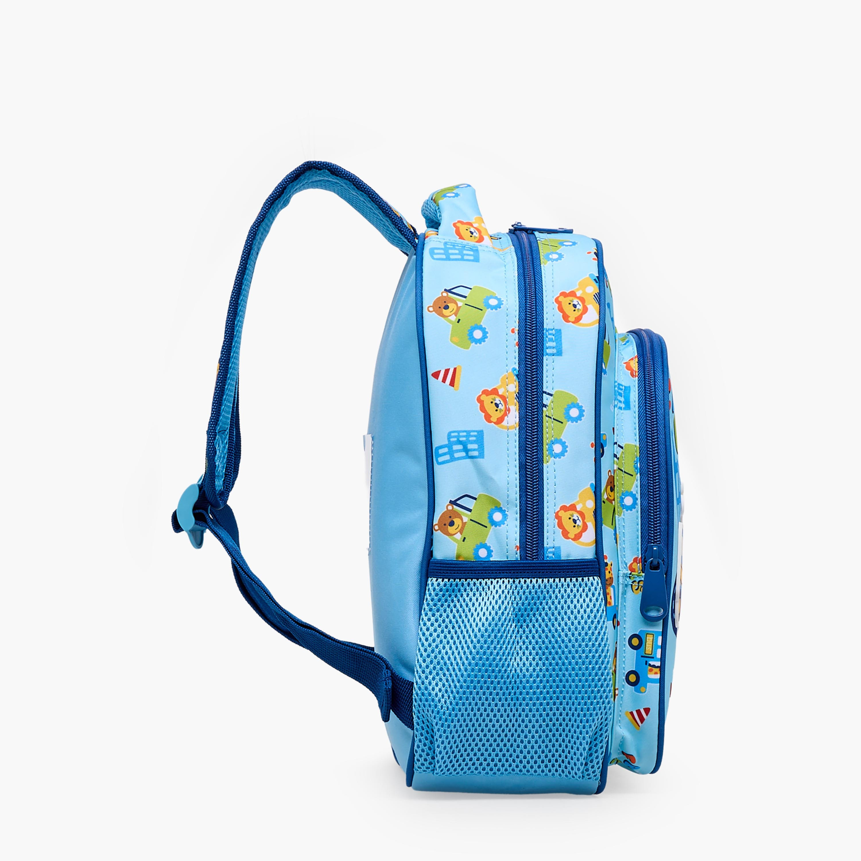 MustTeam Printed Backpack for Boys 2-5 Years with Adjustable Shoulder Straps - 12 inches-school-bagsandbackpacks-backpacks-image-8