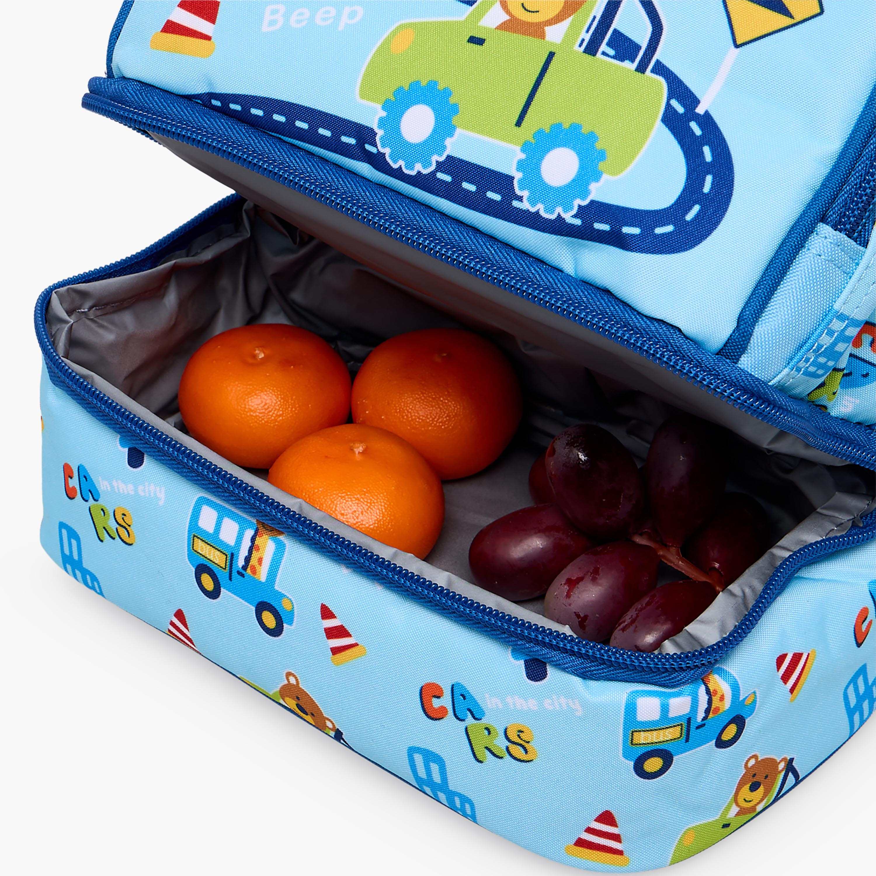 MustTeam Printed Lunch Bag for Boys 5-8 Years with Insulation-school-lunchessentials-lunchbags-image-6
