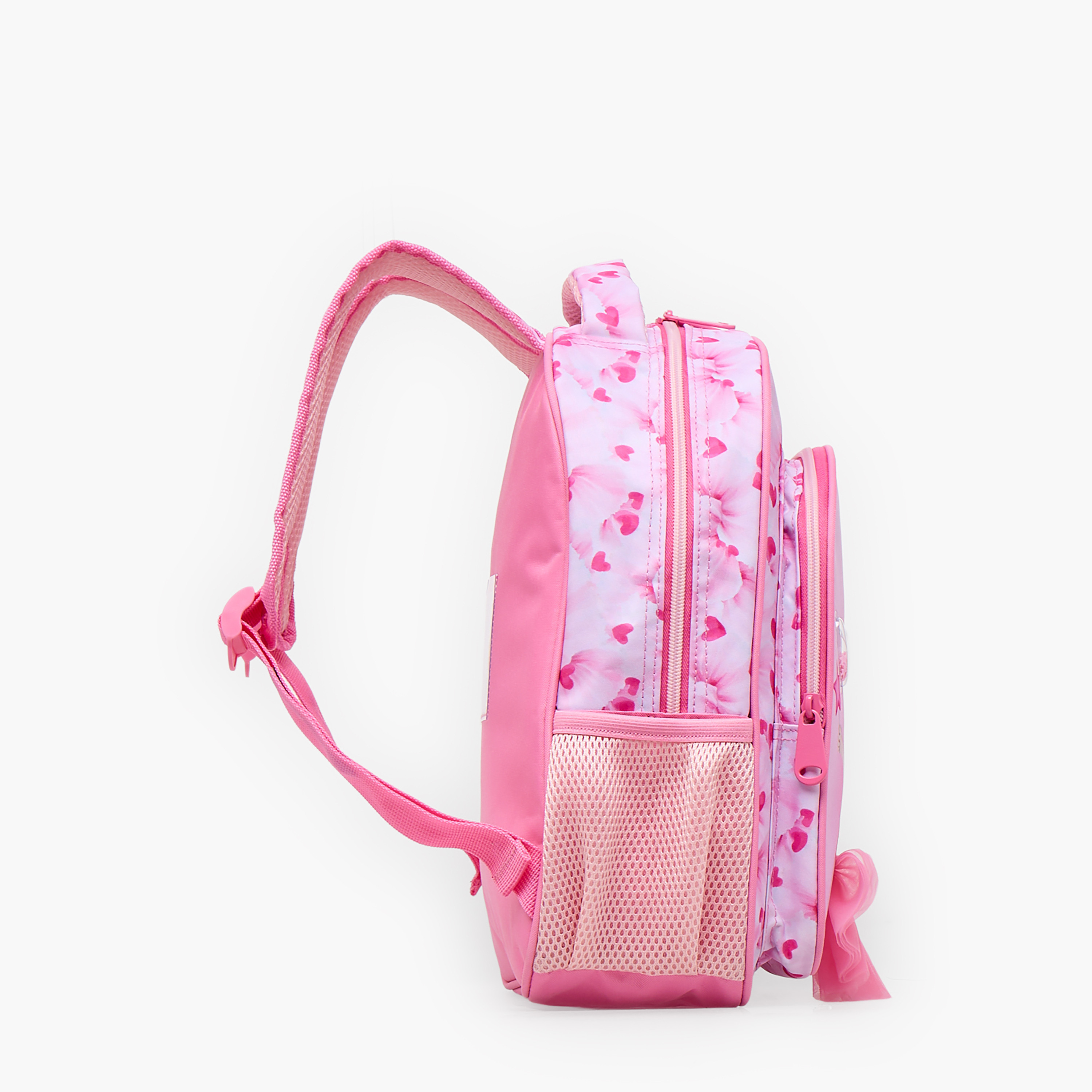 MustTeam Ballerina Print Backpack for Girls 2-5 Years with Adjustable Straps - 12 inches-school-bagsandbackpacks-backpacks-image-8