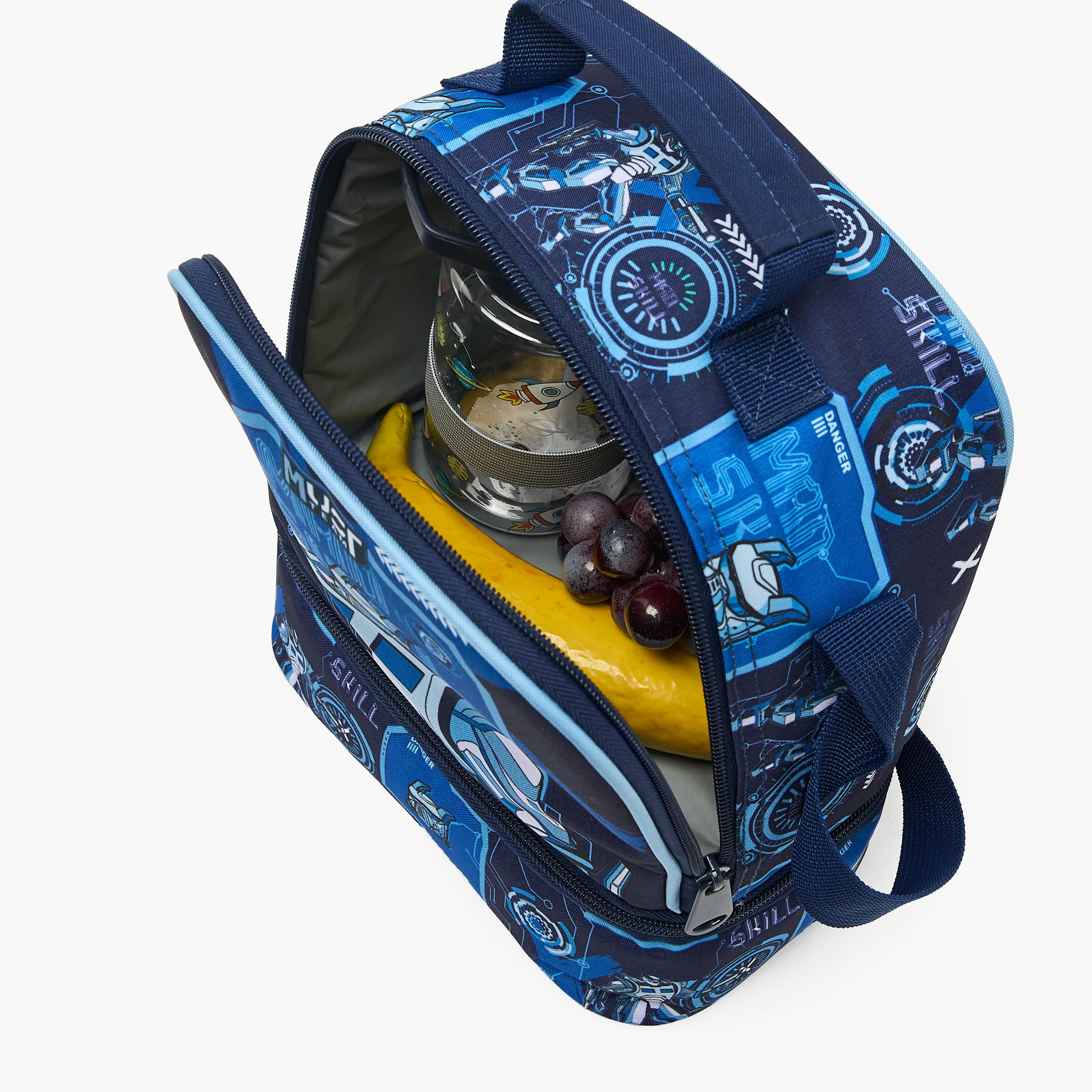 شنطة غداء بحزام قابل للفصل وبطبعات للأولاد من سن 5-8 سنوات من ماست تيم-school-lunchessentials-lunchbags-image-4