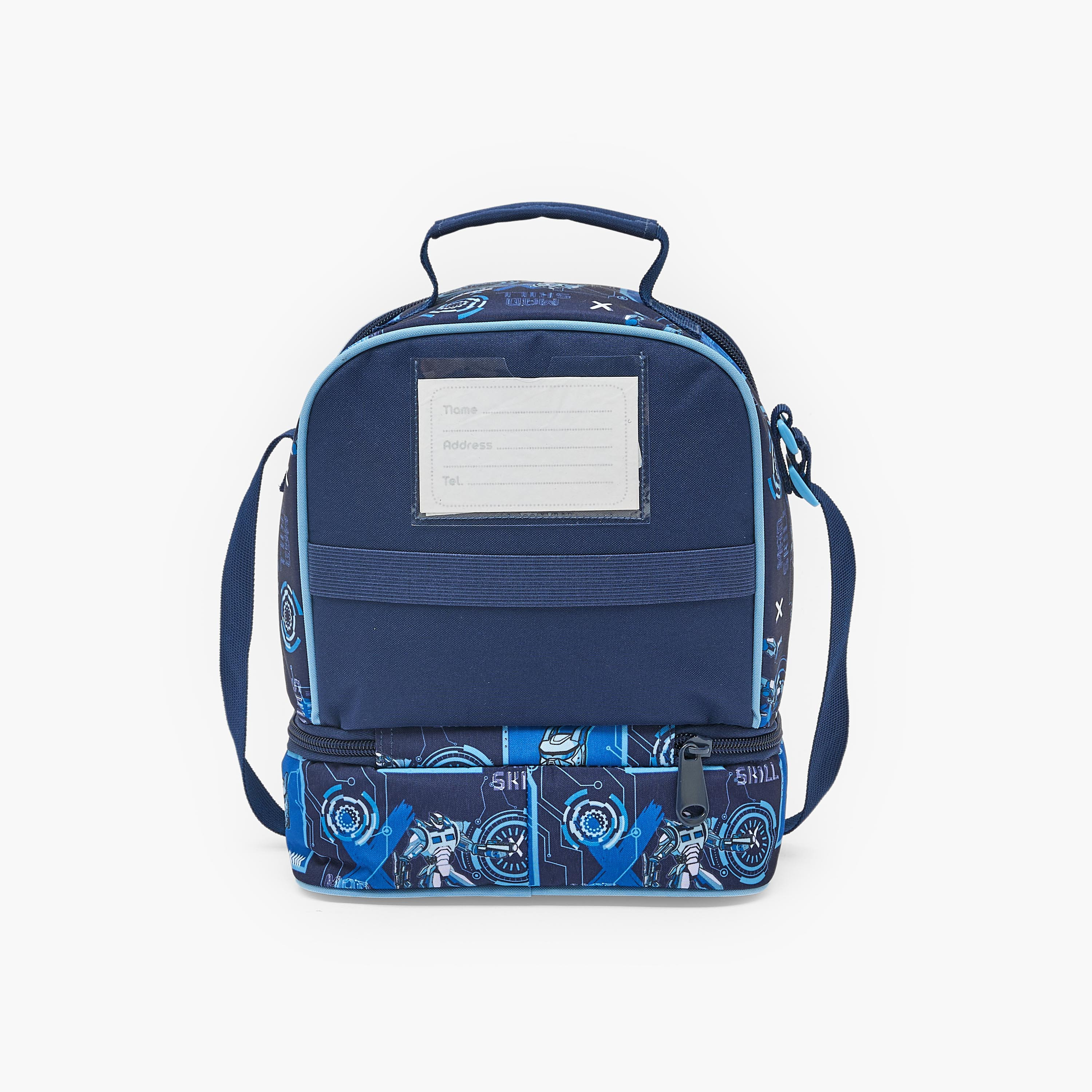 شنطة غداء بحزام قابل للفصل وبطبعات للأولاد من سن 5-8 سنوات من ماست تيم-school-lunchessentials-lunchbags-image-8