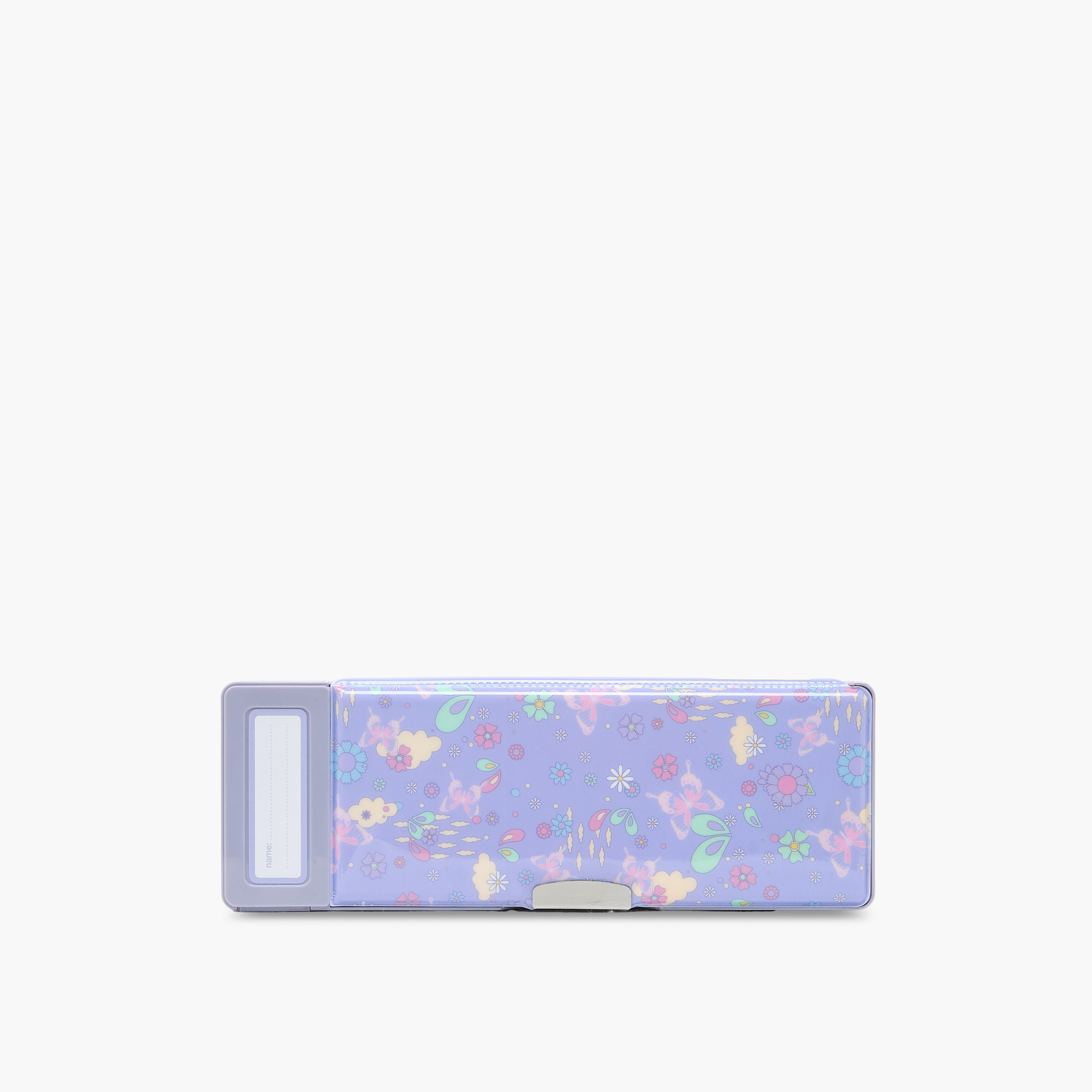 مقلمة بطبعة فراشات وزر إغلاق كبس من سامي ستوديو-school-stationery-pencilcases-image-4