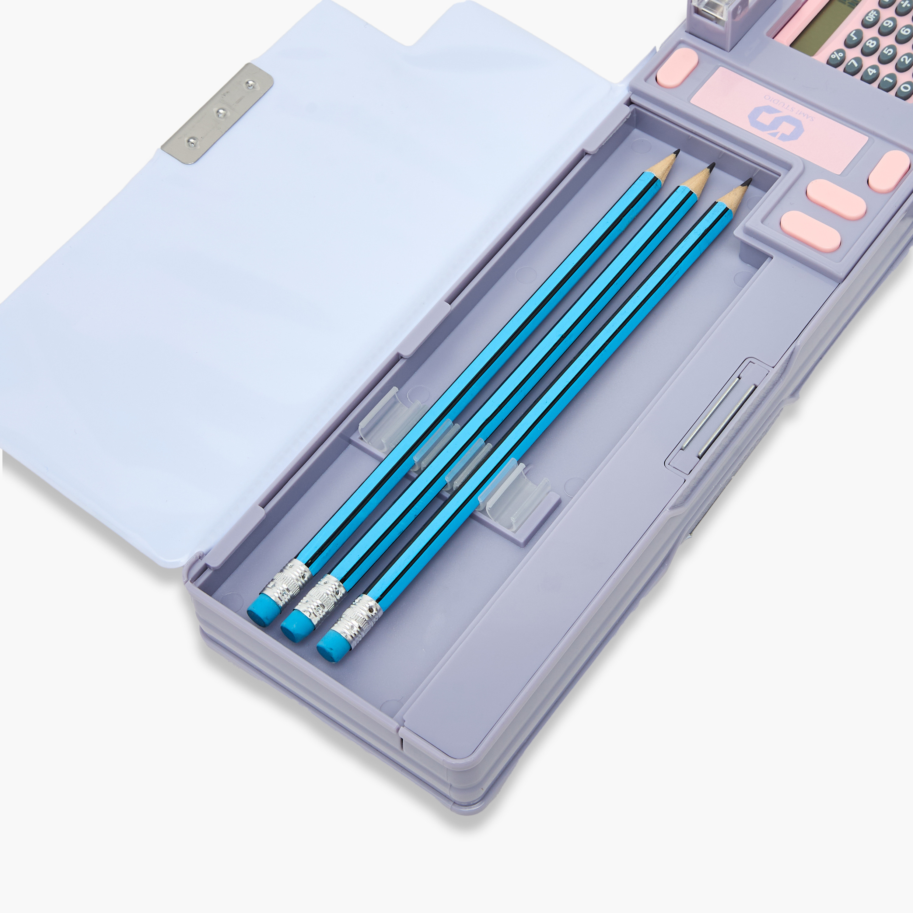 مقلمة بطبعة فراشات وزر إغلاق كبس من سامي ستوديو-school-stationery-pencilcases-image-6