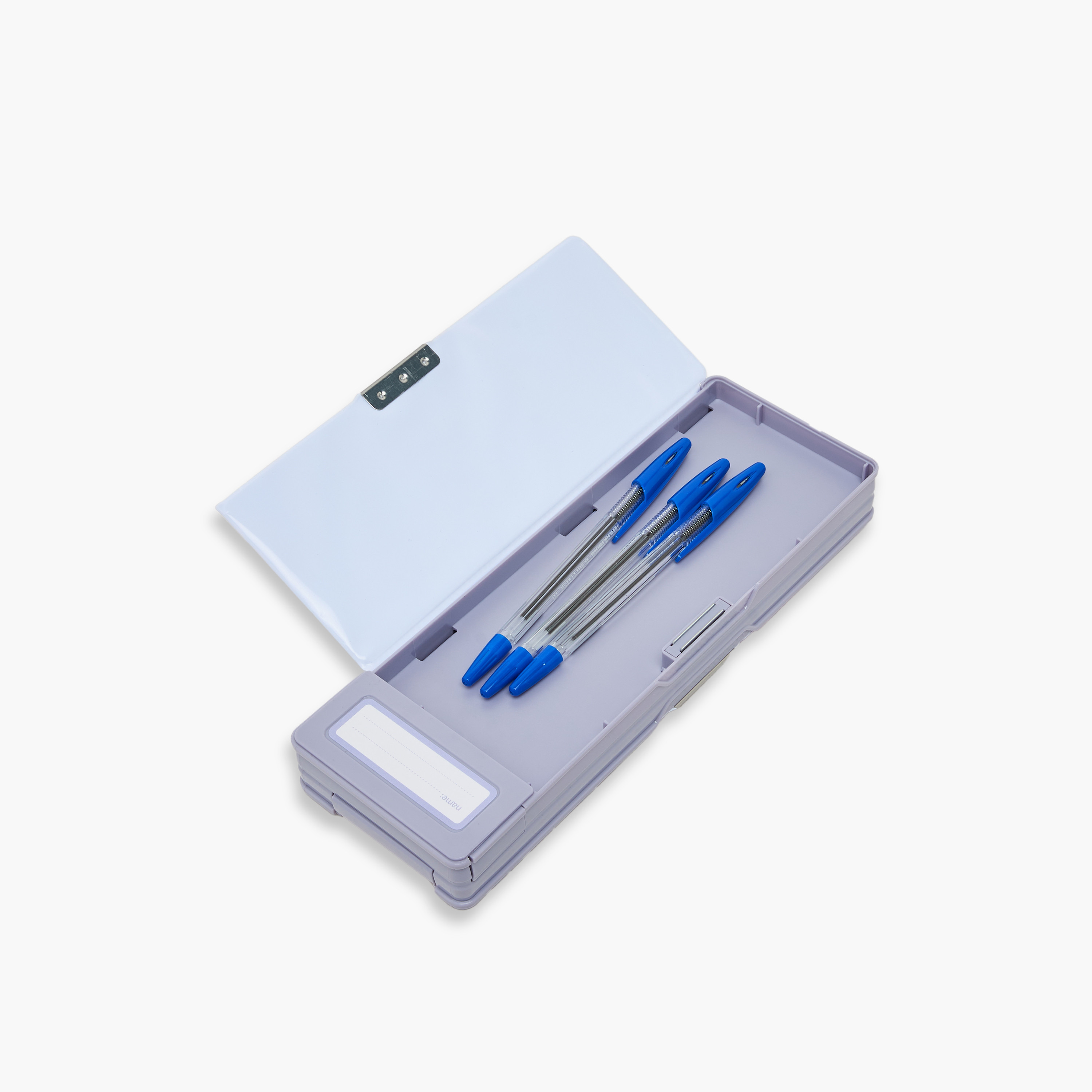 مقلمة بطبعة فراشات وزر إغلاق كبس من سامي ستوديو-school-stationery-pencilcases-image-8
