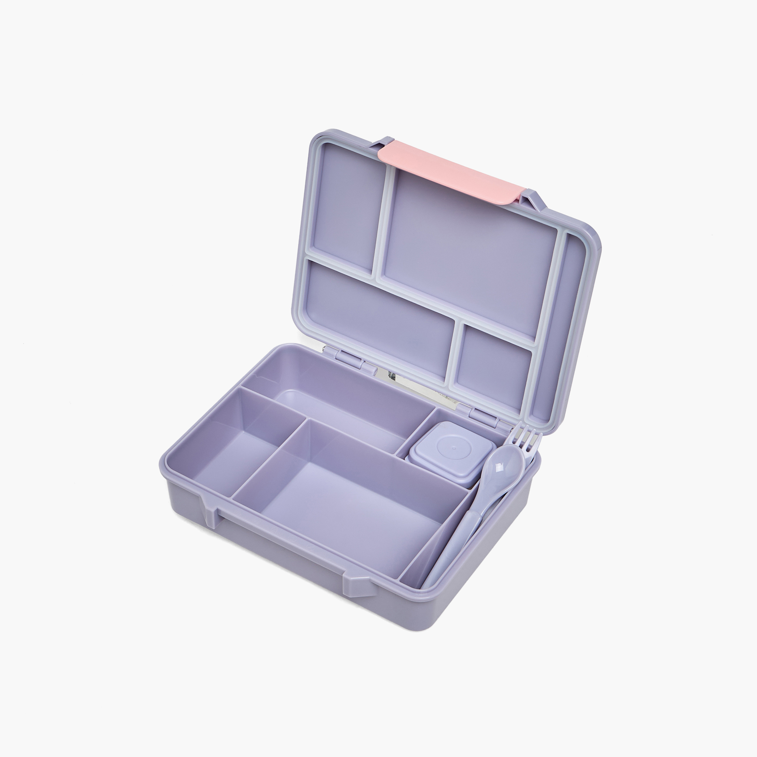 صندوق غداء بطبعات فراشة مع أدوات مائدة للبنات من سامي ستوديو - 1.3 لتر-school-lunchessentials-lunchboxes-image-5