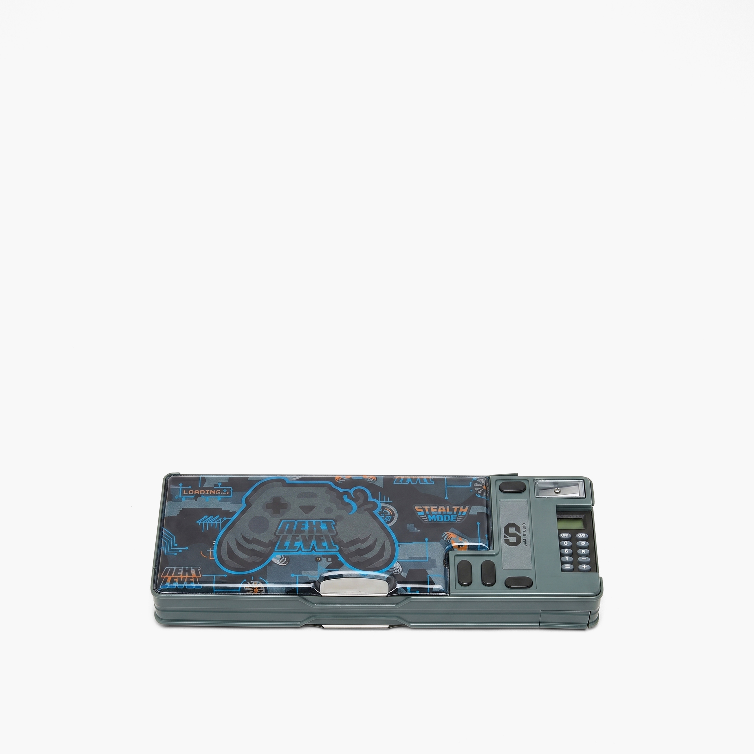 SAMI STUDIO Game Controller Print Pencil Case with Snap Closure-school-stationery-pencilcases-image-1