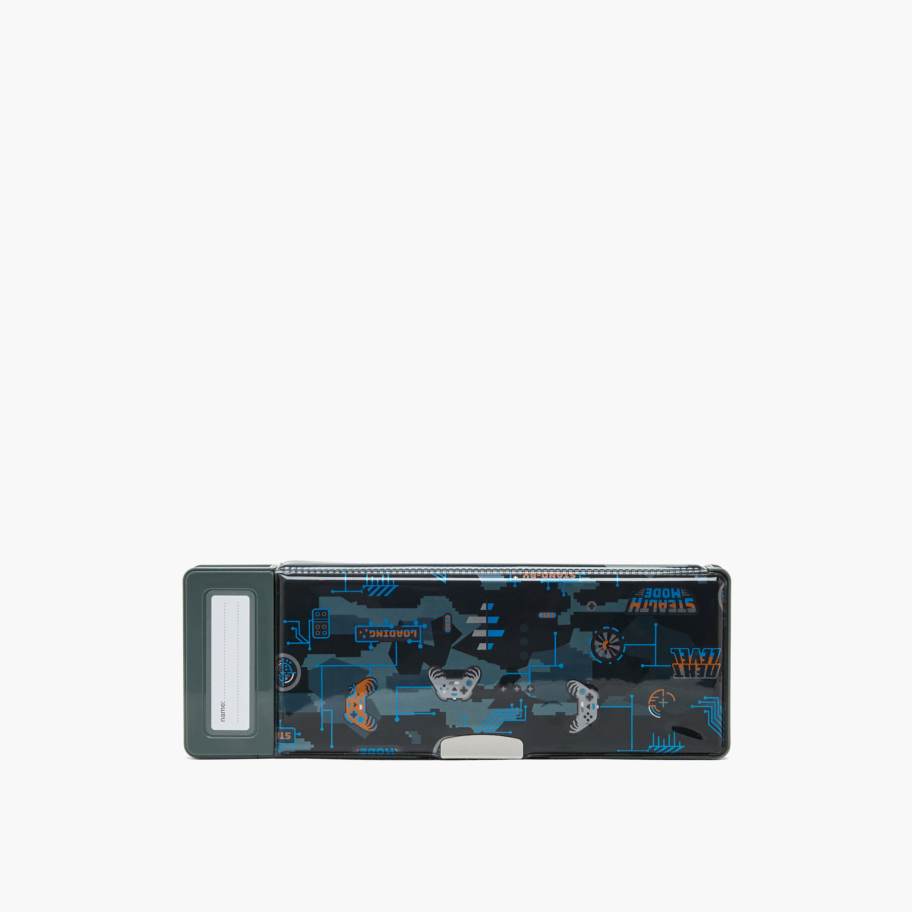 SAMI STUDIO Game Controller Print Pencil Case with Snap Closure-school-stationery-pencilcases-image-4