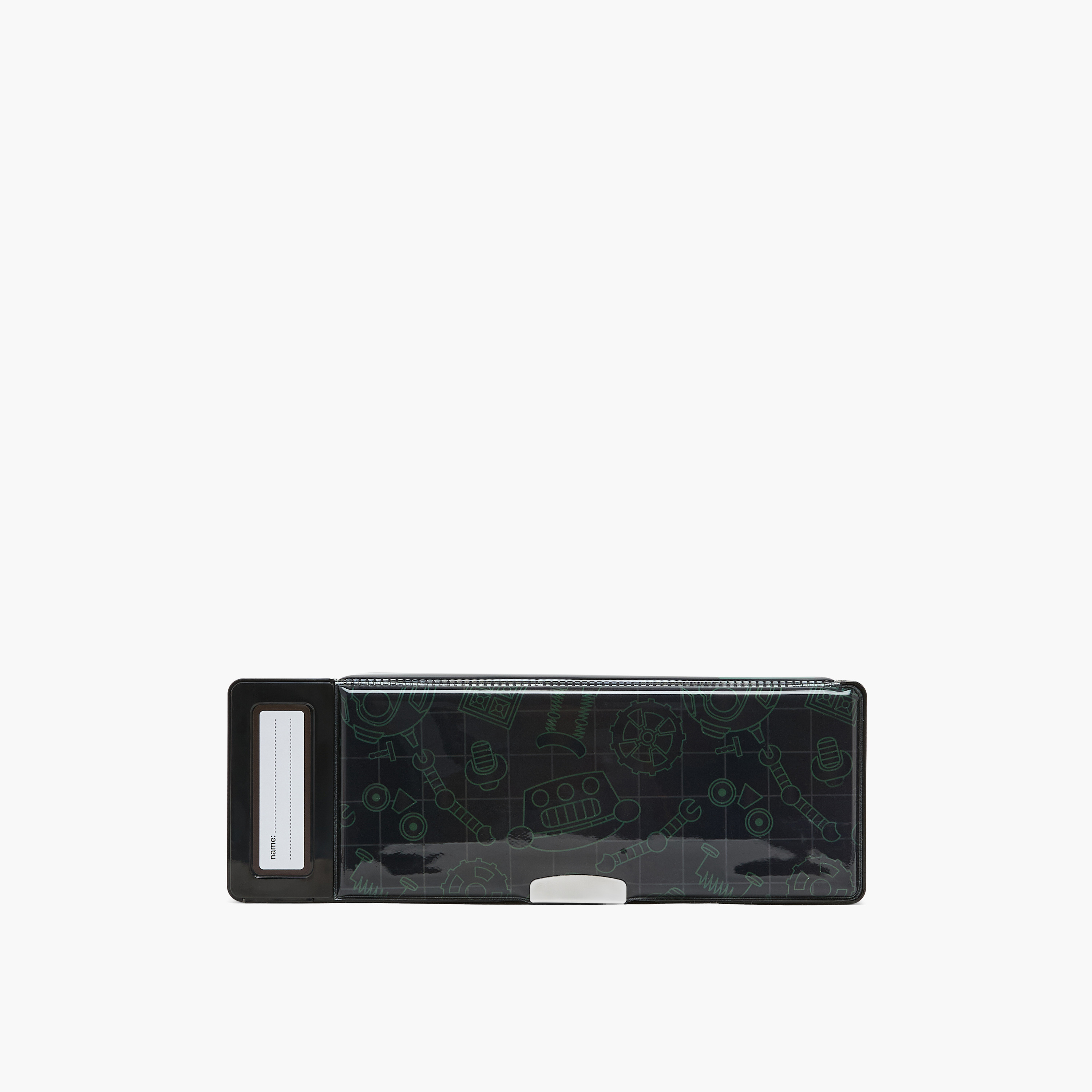 مقلمة بطبعات روبوت وزر إغلاق كبس من سامي ستوديو-school-stationery-pencilcases-image-4