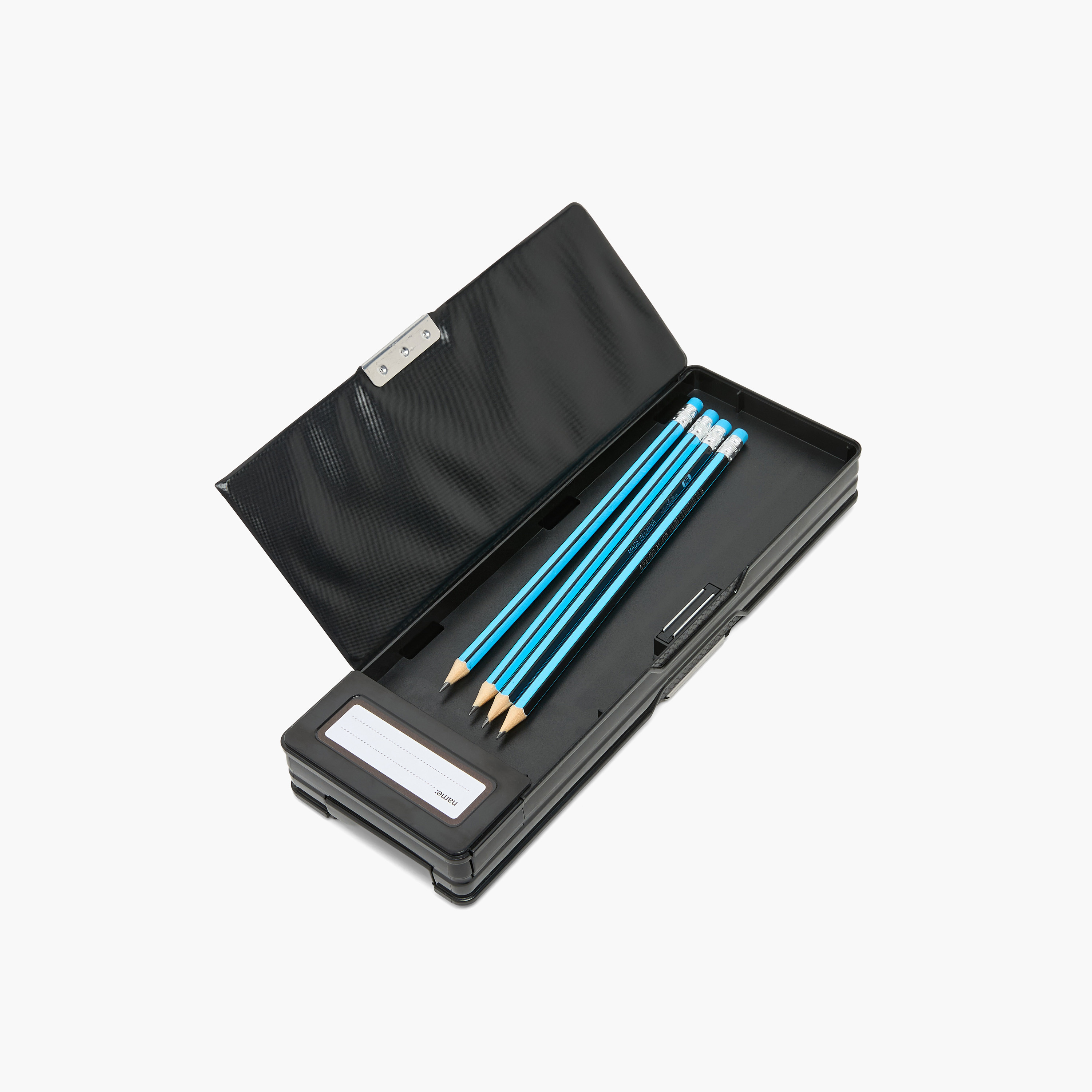 مقلمة بطبعات روبوت وزر إغلاق كبس من سامي ستوديو-school-stationery-pencilcases-image-8
