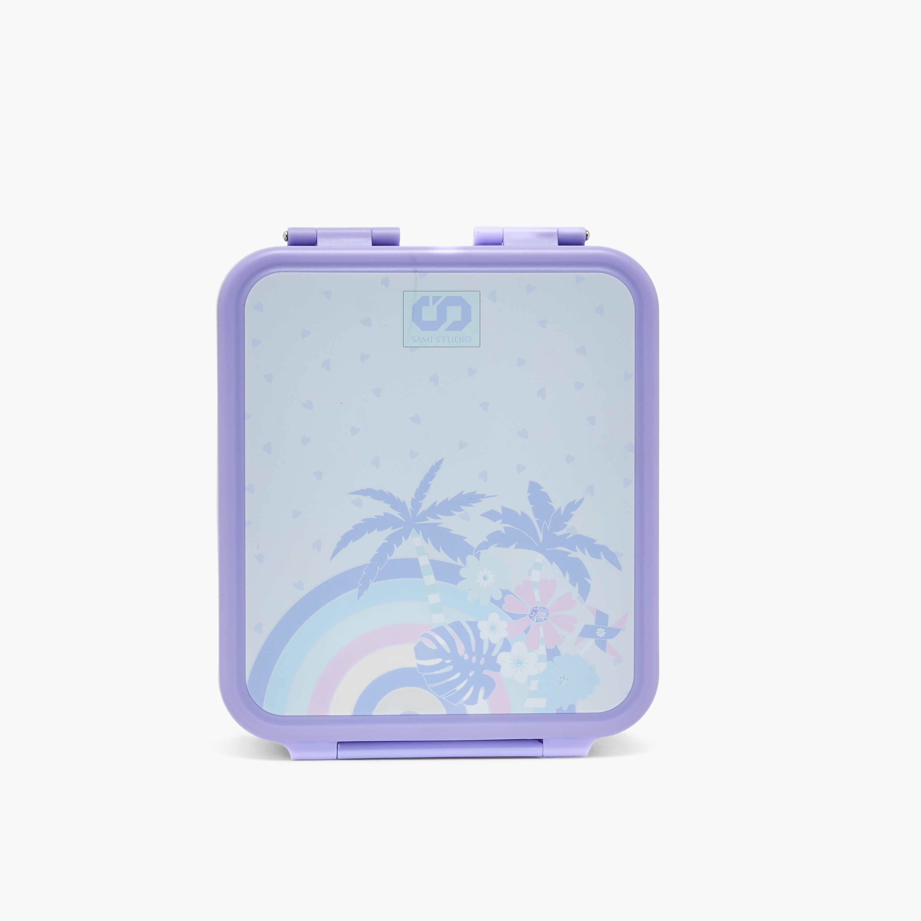 SAMI STUDIO Tropical Print Lunch Box for Girls with Food Jar - 900 ml-school-lunchessentials-lunchboxes-image-4