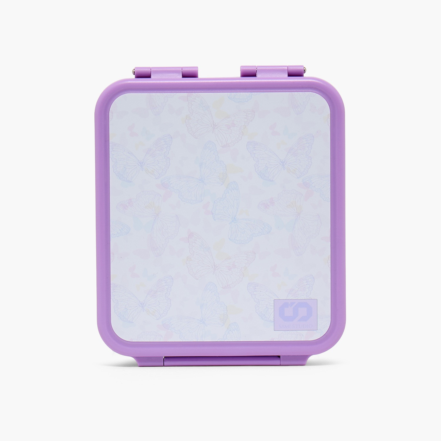 SAMI STUDIO Butterfly Print Lunch Box for Girls with Clip Lock Lid - 900 ml-school-lunchessentials-lunchboxes-image-4