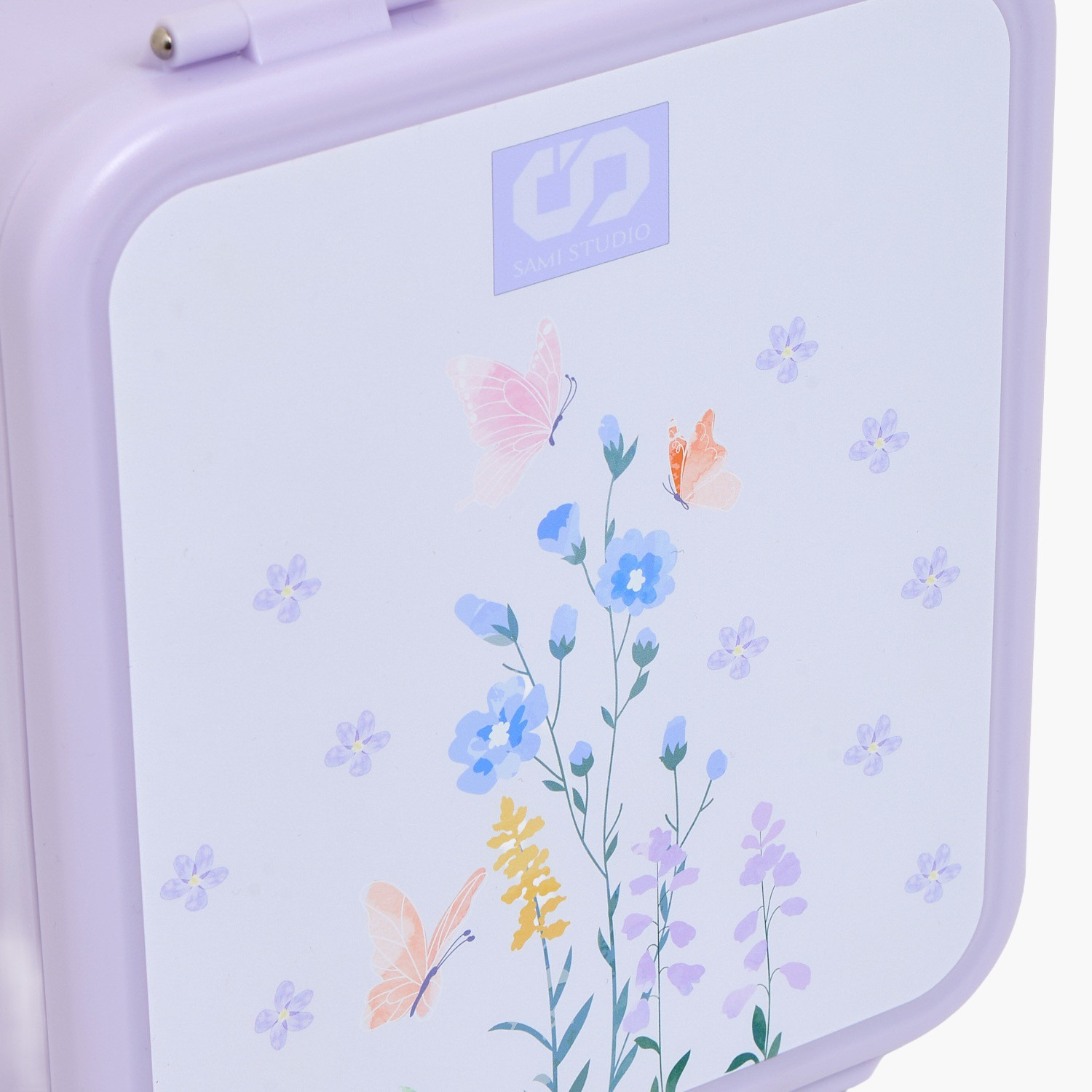 SAMI STUDIO Floral Print Lunch Box for Girls with Food Jar - 900 ml-school-lunchessentials-lunchboxes-image-4